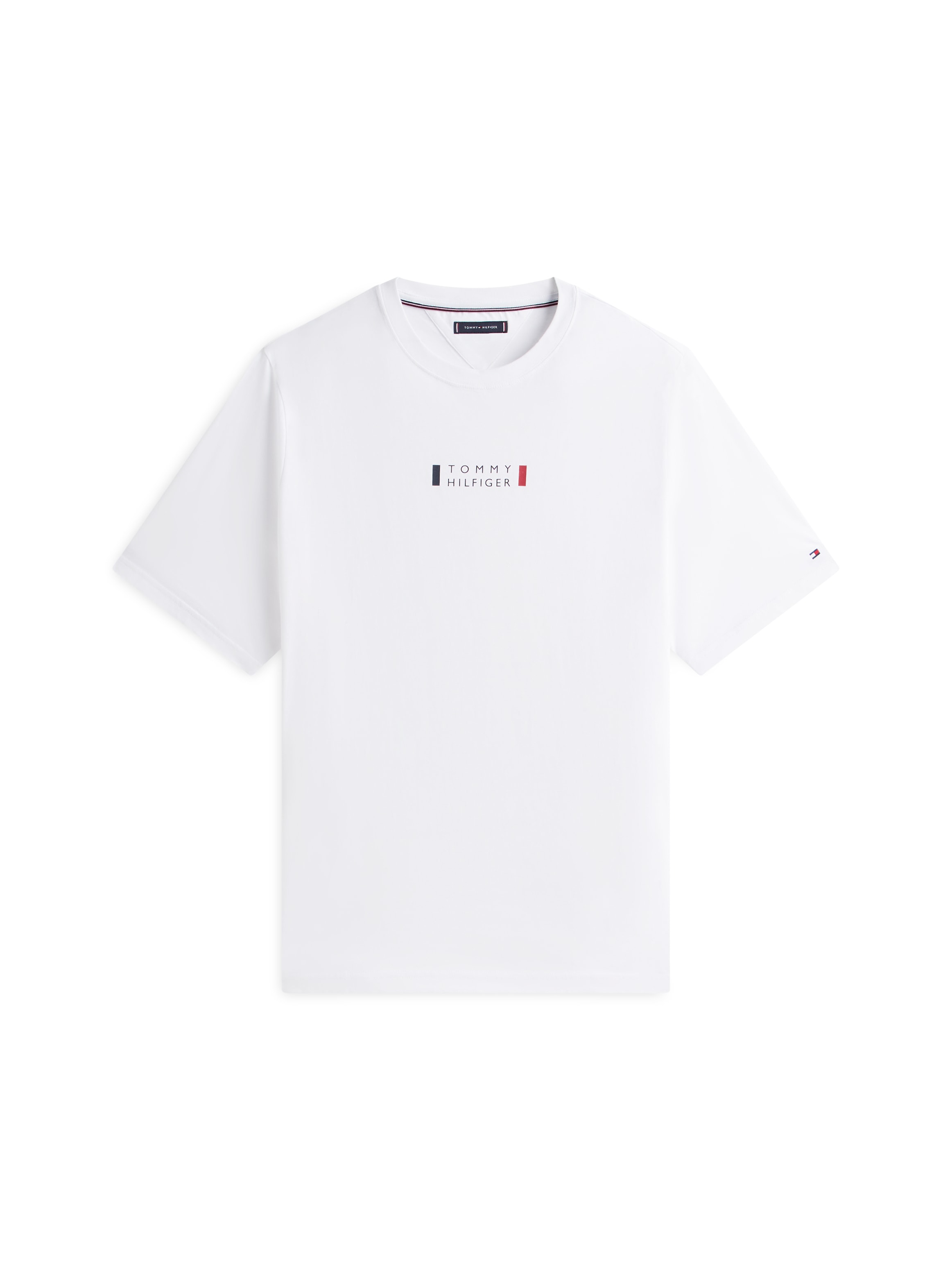 Tommy Hilfiger Big & Tall T-Shirt »BT-BRAND LOVE SMALL CENTER« Große Größen, Rundhals, kleiner Logoprint