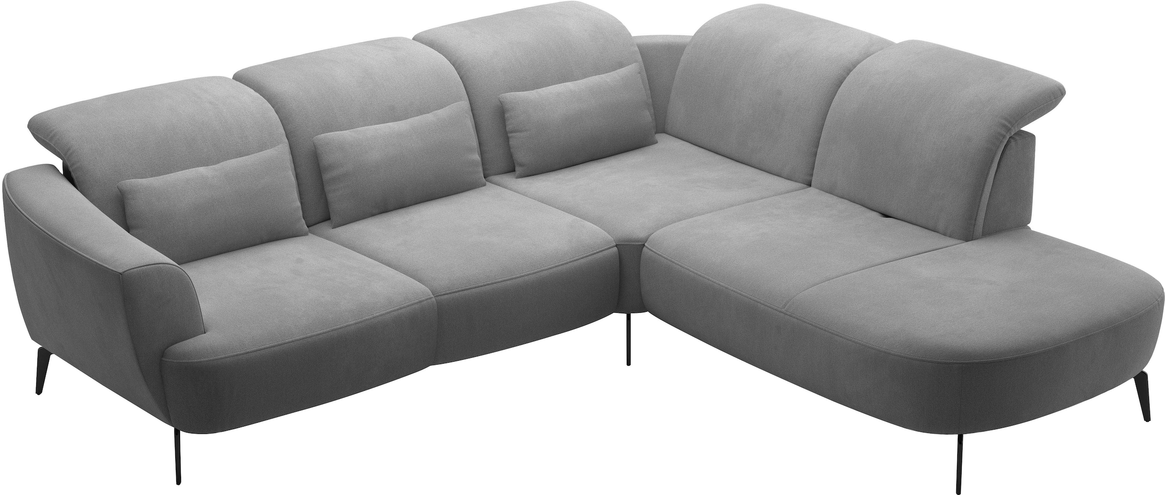 sit&more Ecksofa »Zoe«, ink.Sitztiefenverstellung, wahlweise mit Kopfteilverstellung