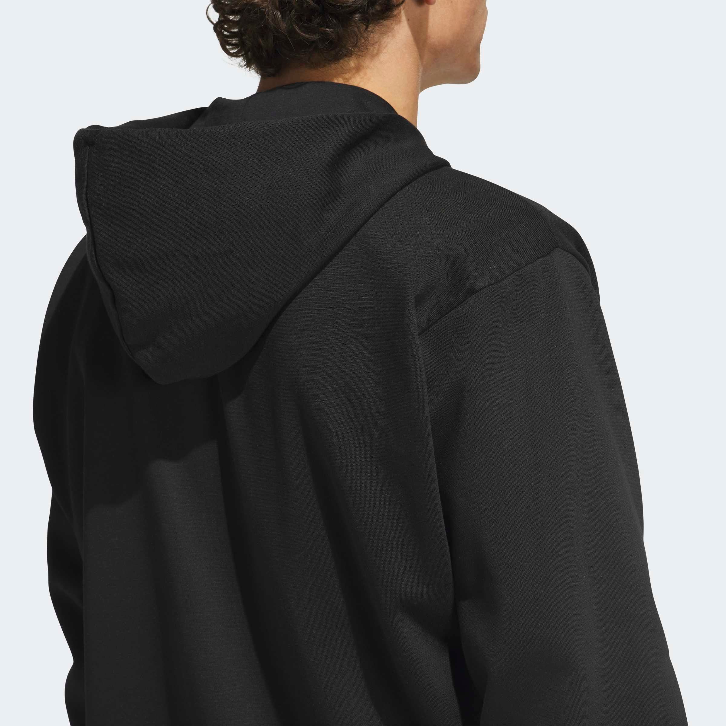 adidas Sportswear Kapuzensweatjacke »FEELCOZY FLEECE, DURCHGEHENDER REISSVERSCHLUSS« mit angesetzten Bündchen an Ärmeln und Rumpf, in normaler Schnittform