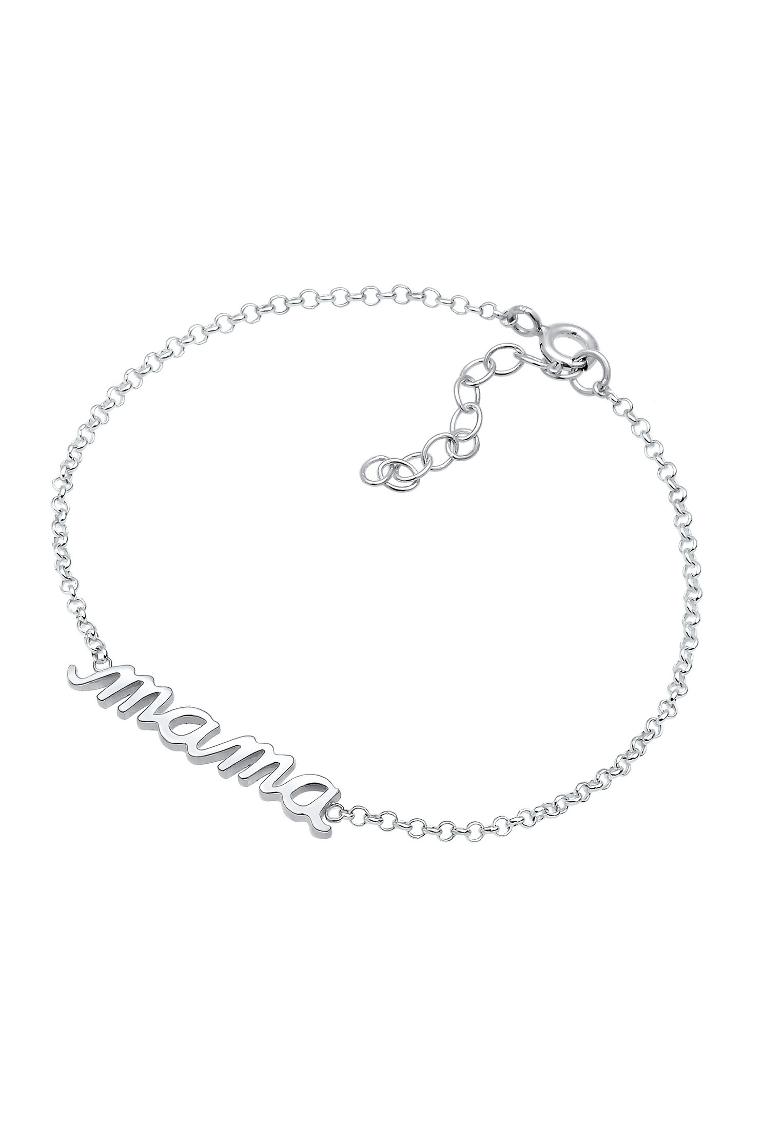 Elli Armkette »Armband Mama Schriftzug Wording 925 Sterling Silber«