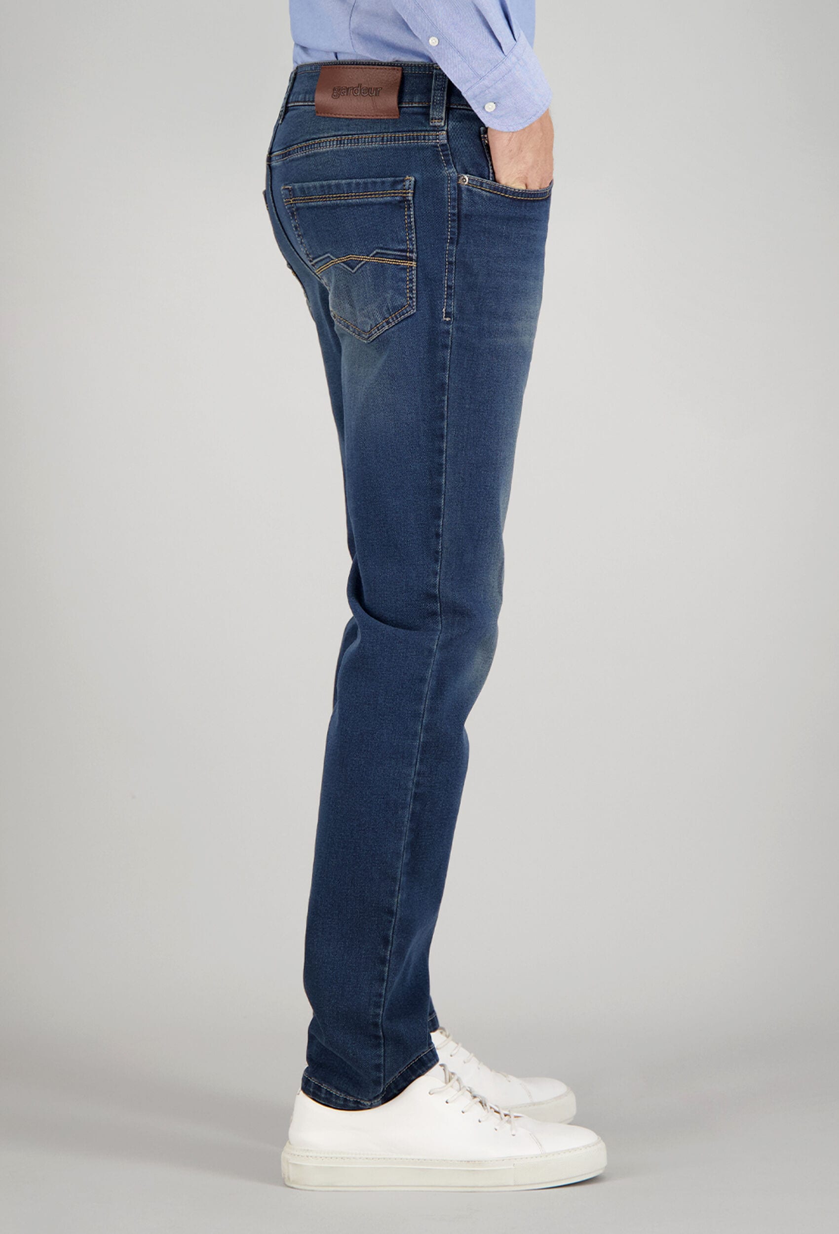 Atelier GARDEUR Stretch-Jeans »Batu« Handgefertigte Veredelungen
