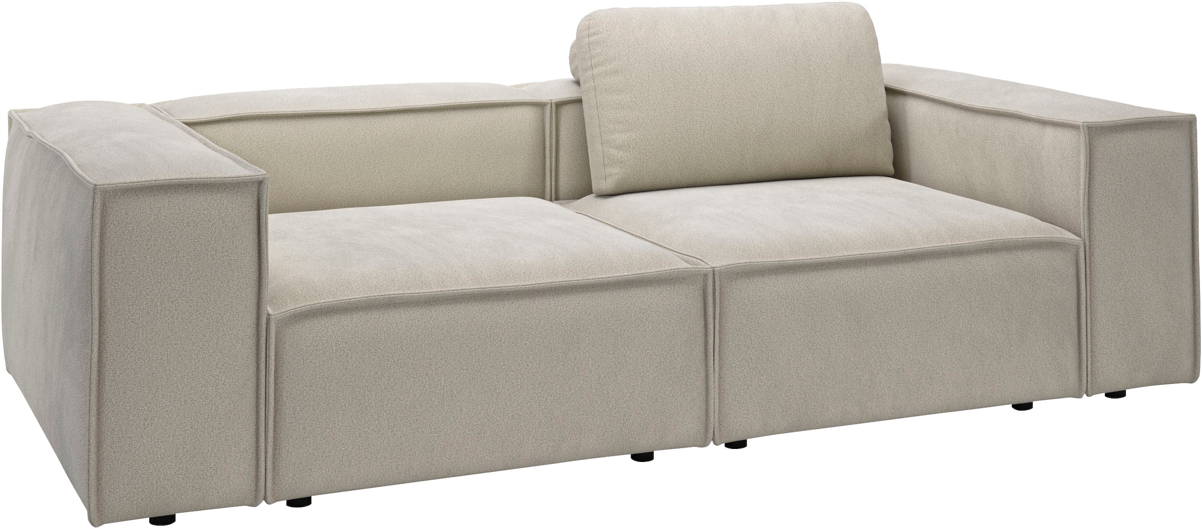 Places of Style 2-Sitzer »Watertown, modernes Sofa 246 cm breit, auch in Feincord«, stilvolles Sofa für 2 Personen mit extra breiter Sitzfläche