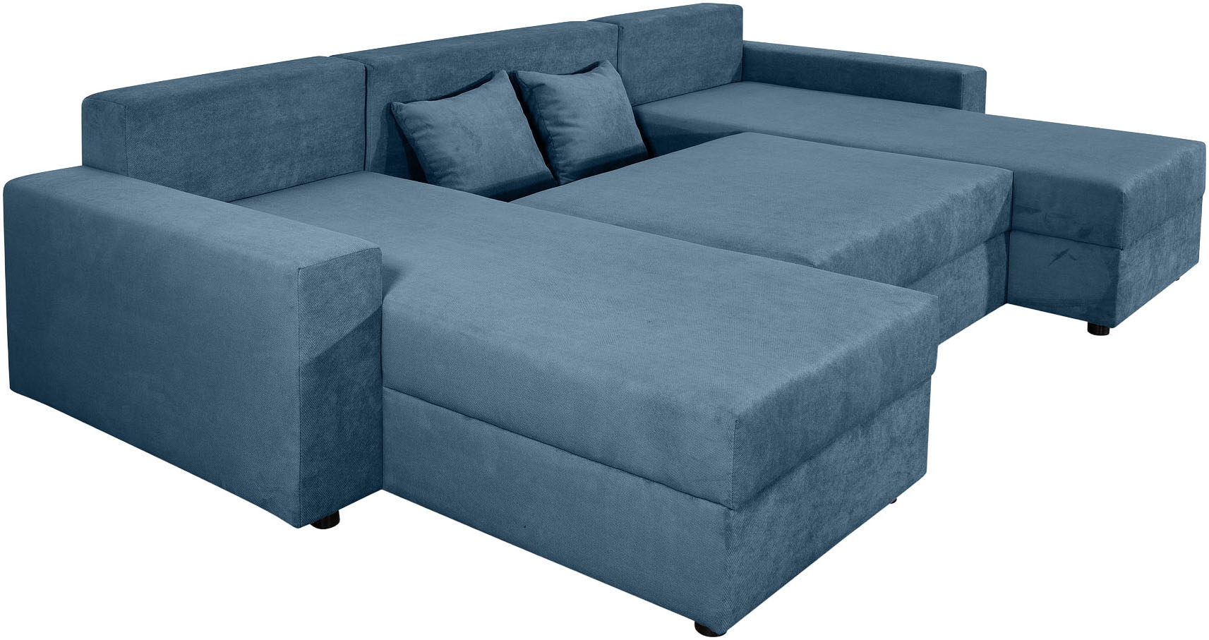 COLLECTION AB Wohnlandschaft »Pico U-Form« Wohnlandschaft,2 X Ottomane,Polyätherschaum Polsterung