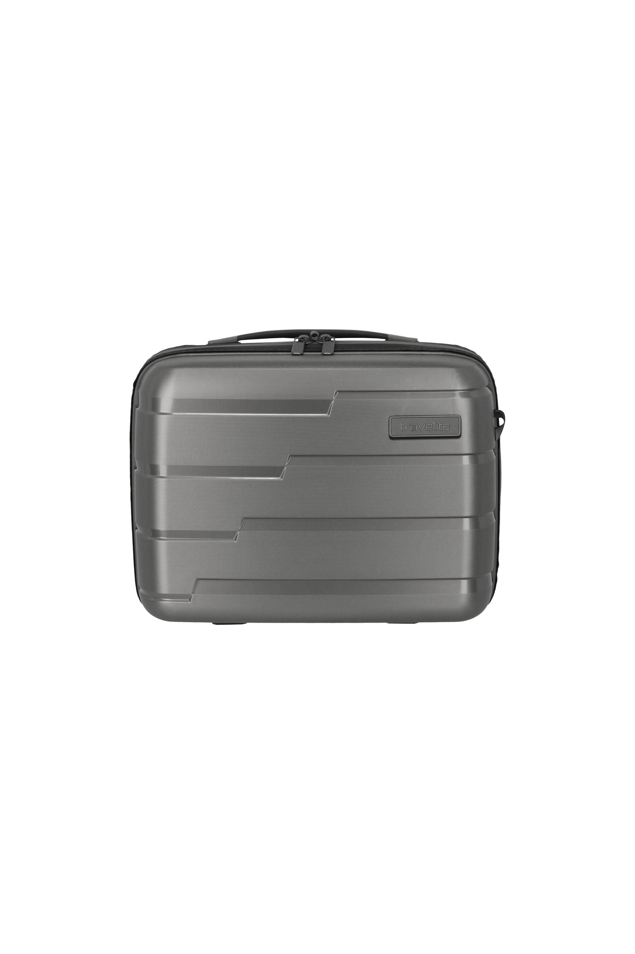 travelite Beautycase »AIR BASE Kosmetikkoffer Hartschale« mit TSA-Schloss und Aufsteckfunktion – robust und leicht