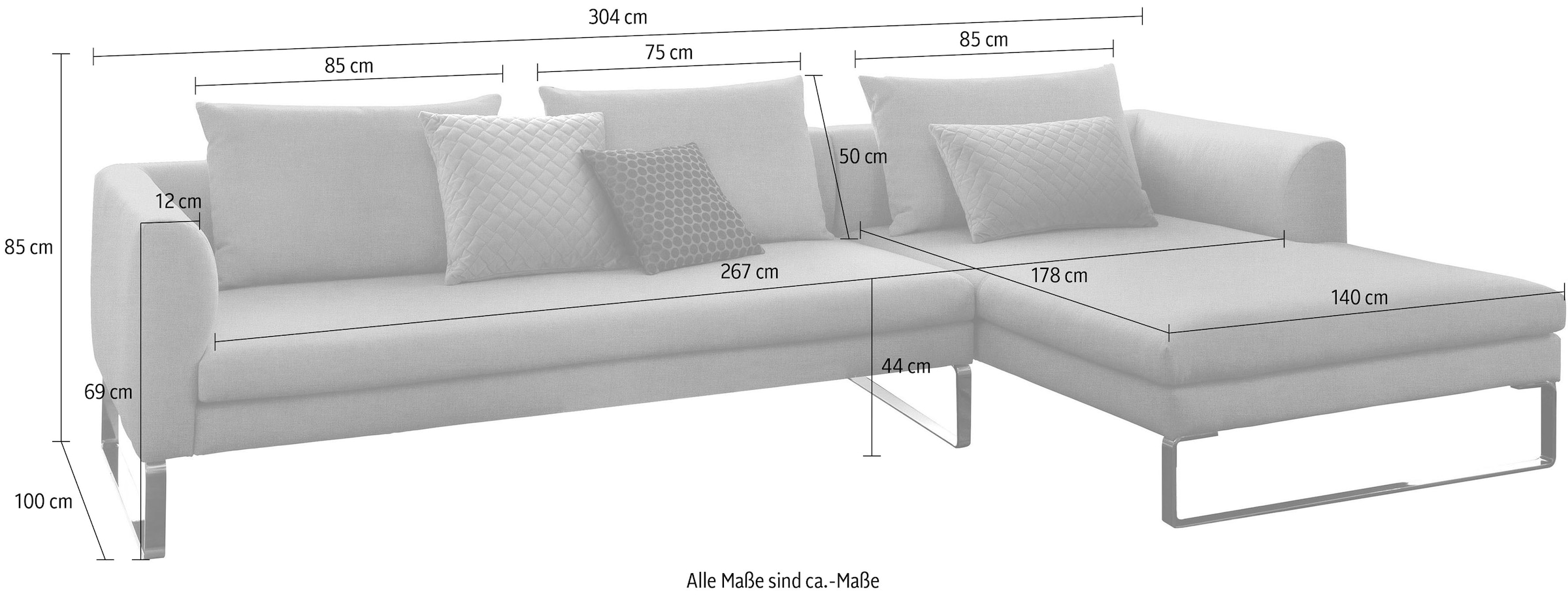 3C Candy Ecksofa online St.) »Avola«, (2 kaufen