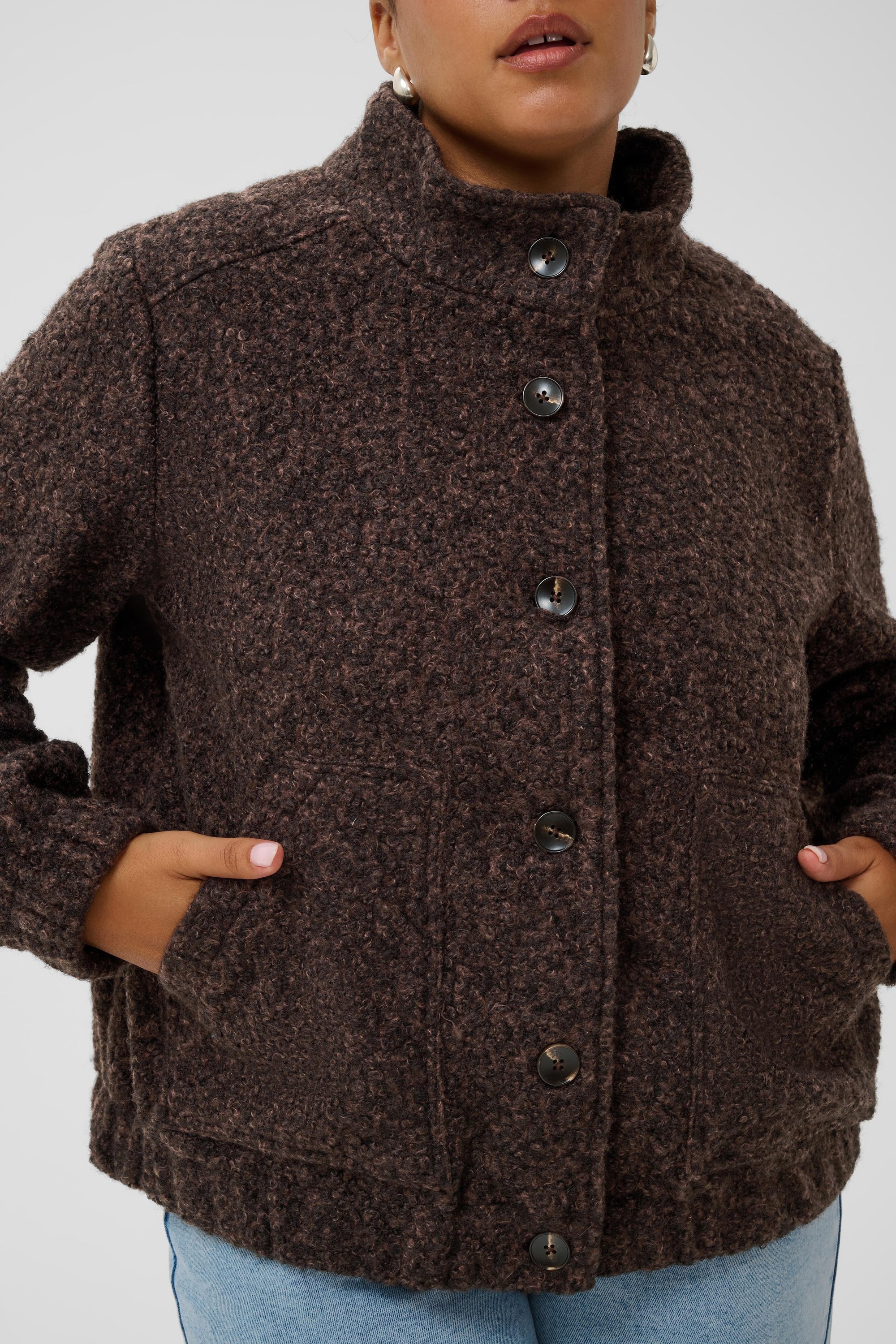 KAFFE Curve Wintermantel »KAFFE Curve Jacke KCfilona«