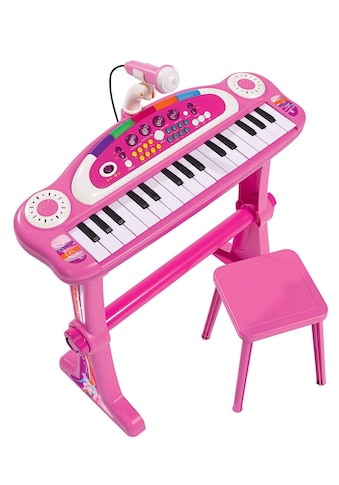SIMBA Spielzeug-Musikinstrument »Keyboard, pink«, mit Hocker und Mikrofon kaufen