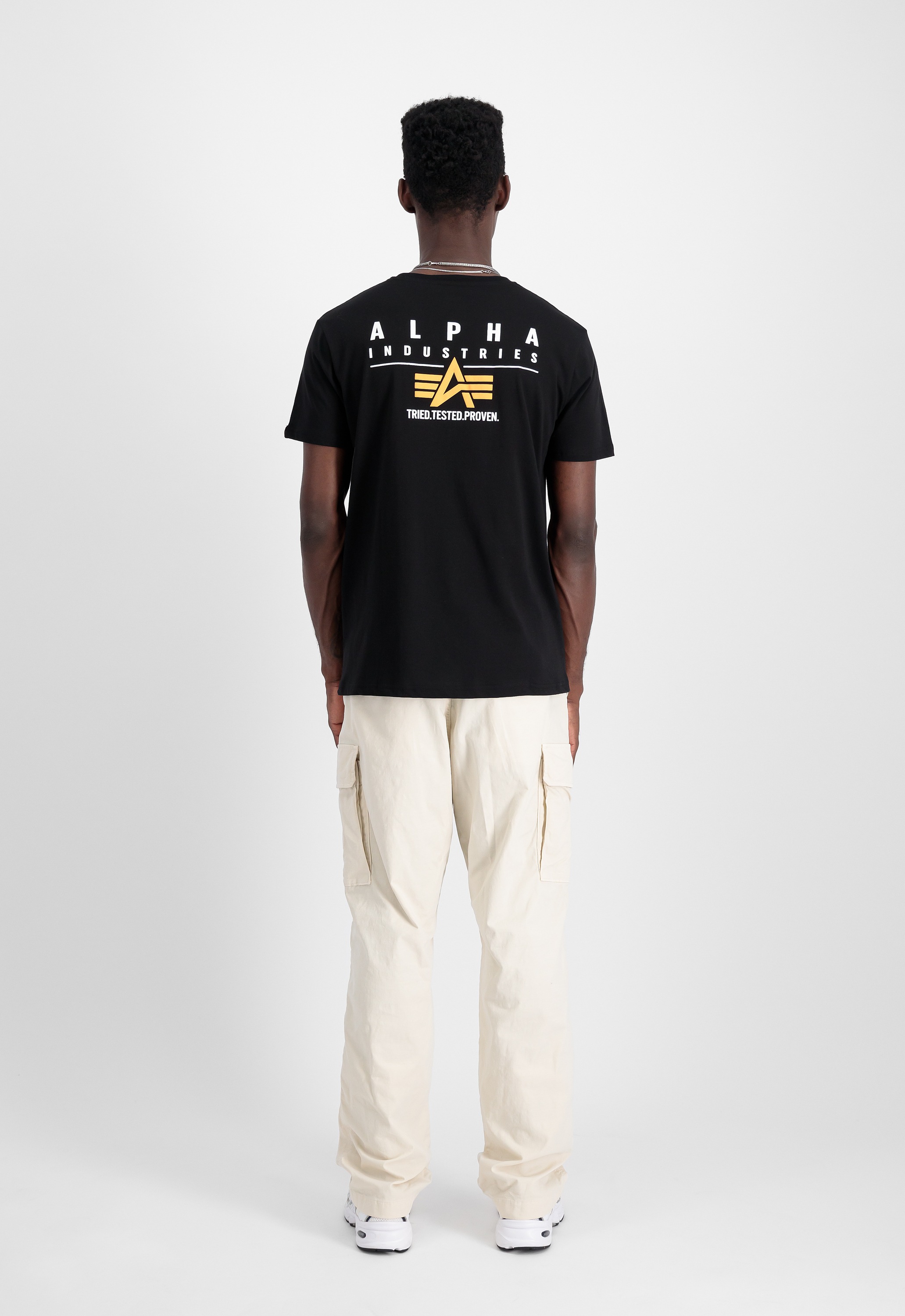 Alpha Industries T-Shirt »Puff Print Logo Backprint T-Shirt T-Shirt«