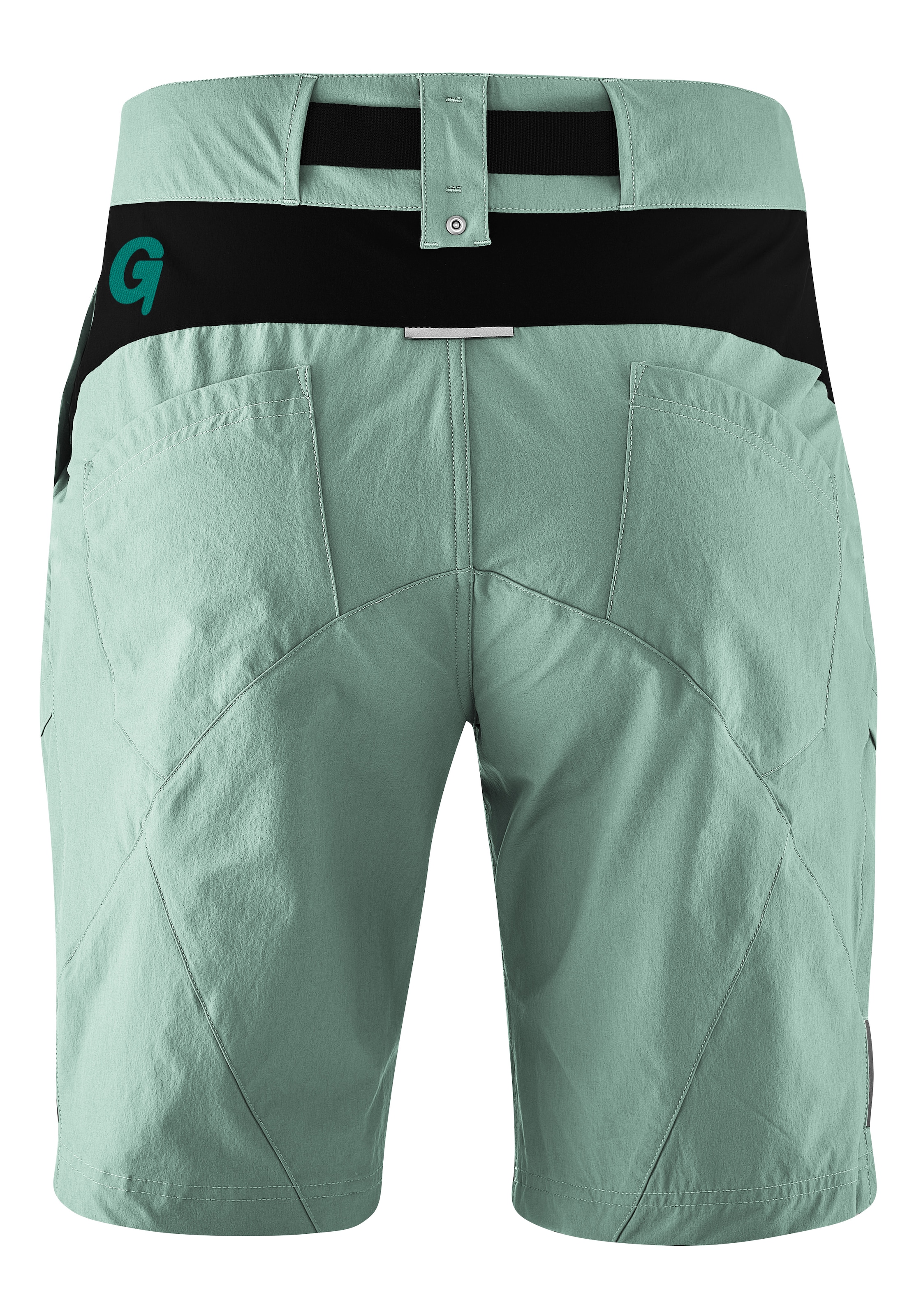 Gonso Fahrradhose »Arico Basic«, kurze Herren Radhose mit Sitzpolster, wasserabweisend, inkl. Gürtel