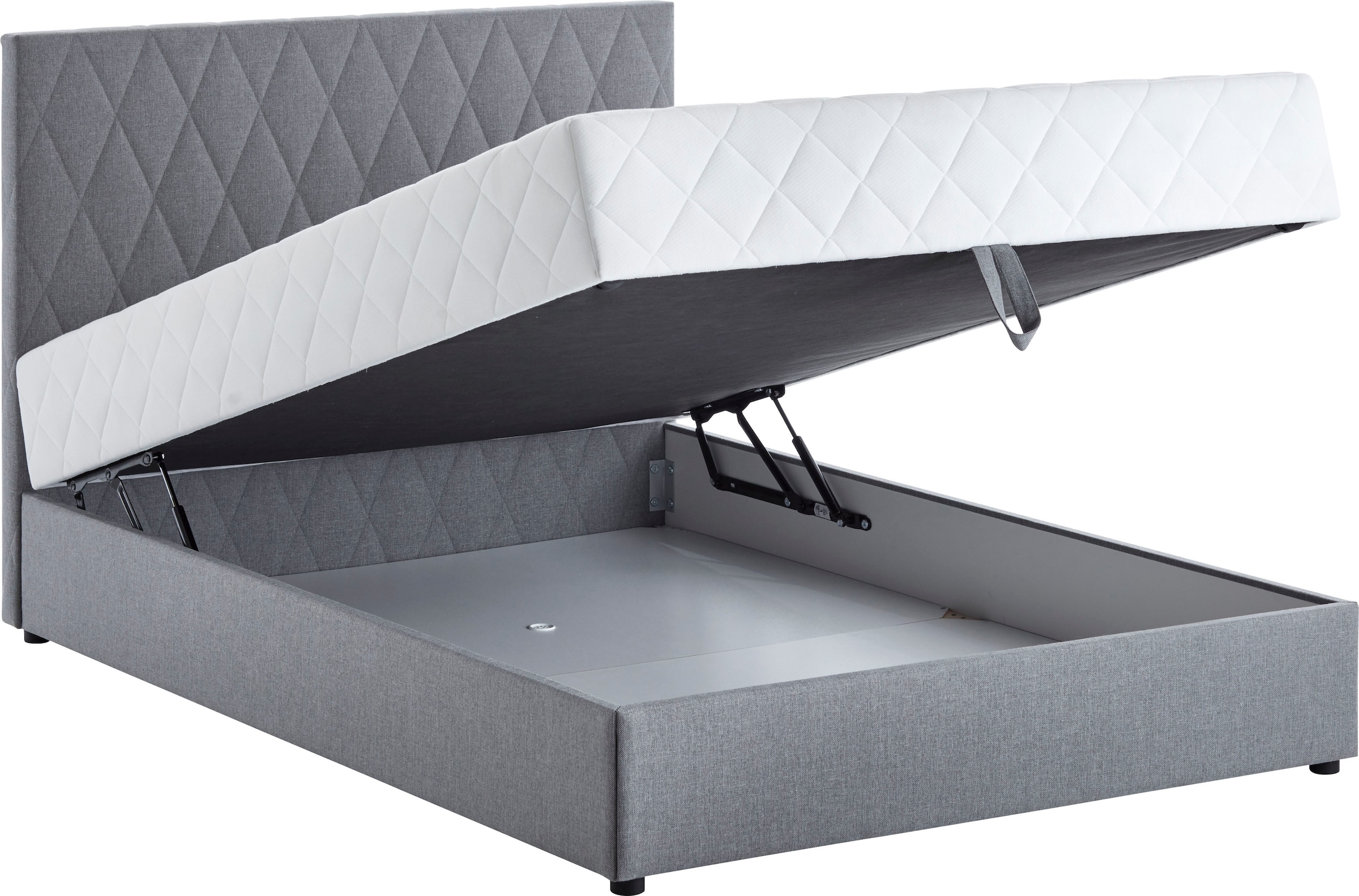 ATLANTIC home collection Boxbett »"Benita", inkl. Bettkasten« erhältlich in verschiedenen Größen, inkl. Taschen-Federkernmatratze