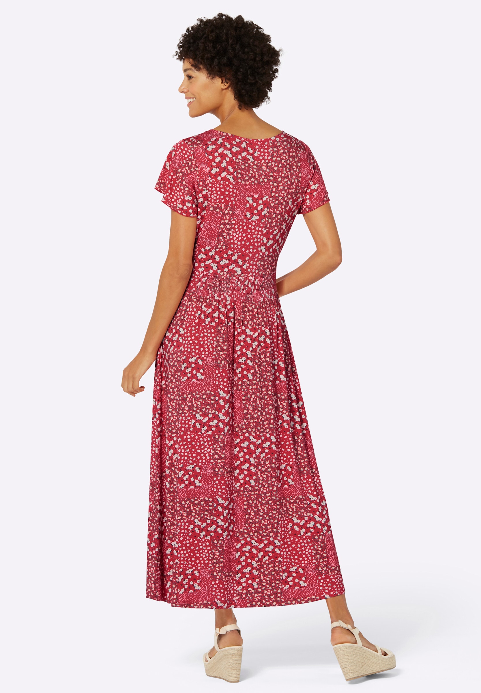 Witt Sommerkleid »Jersey-Kleid Jerseykleid mit Flügel-Ärmeln« Ohne Taschen
