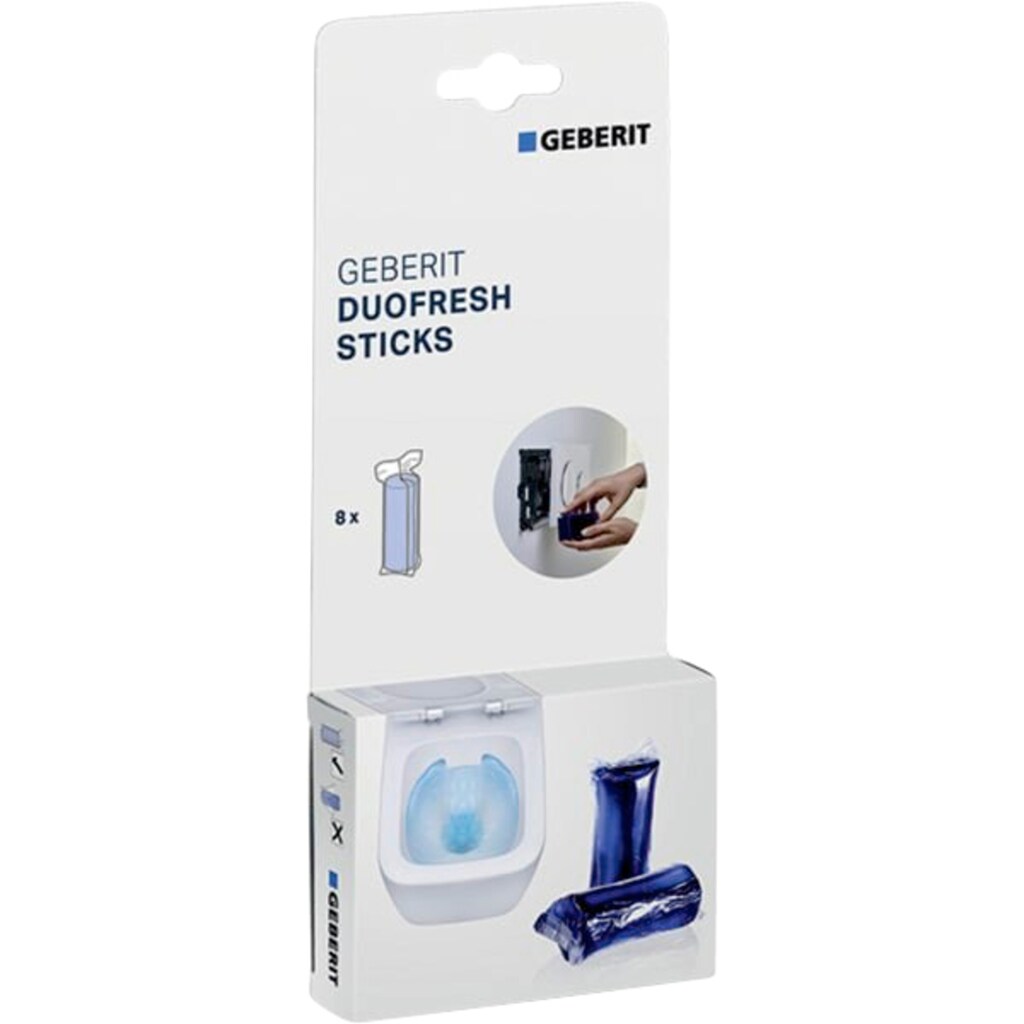 GEBERIT WC-Duftspüler »Geberit Duofresh Stick«, (Packung, 8 St.), Zubehör, passend zum Geberit Einwurfschacht
