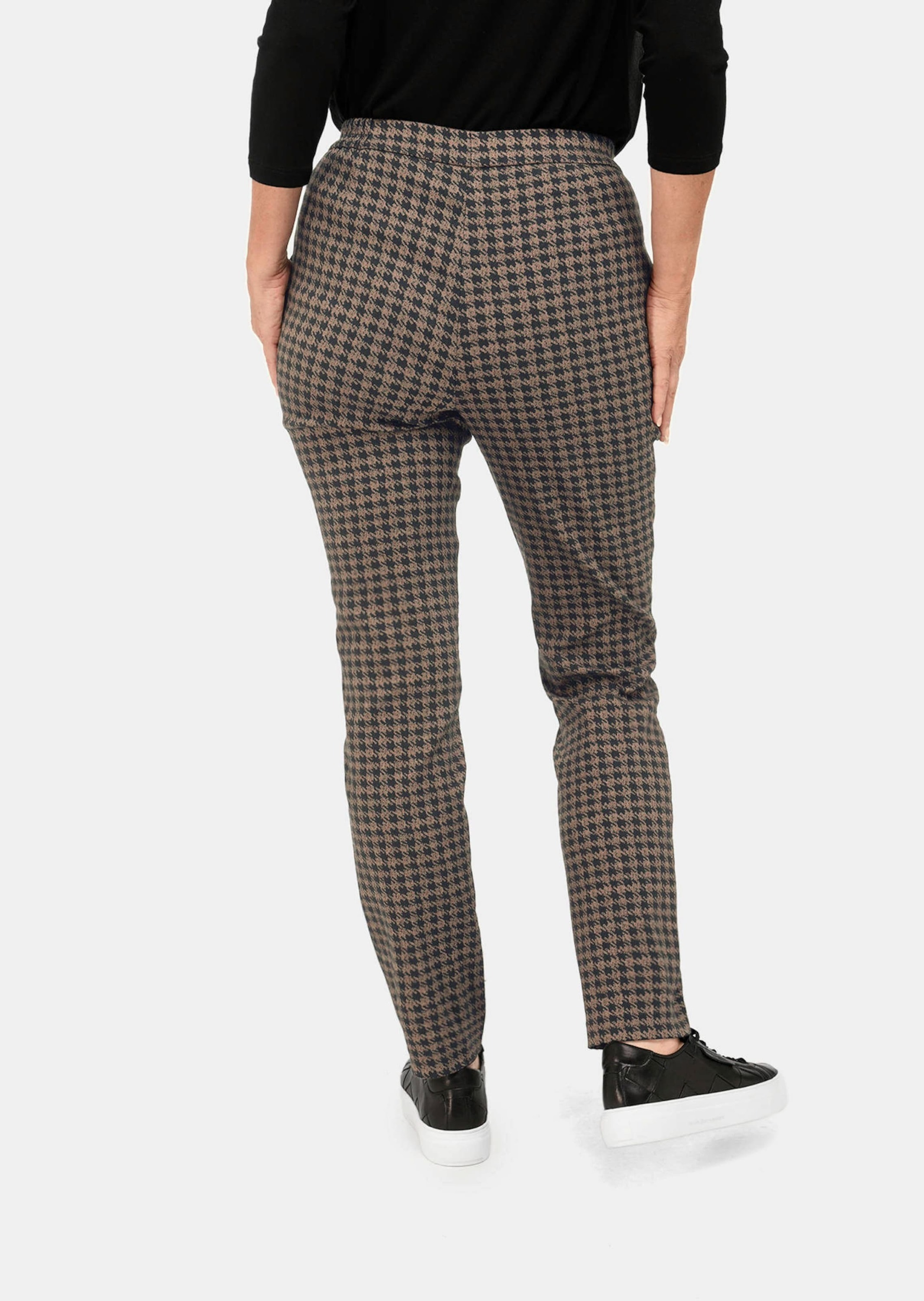 GOLDNER Schlupfhose »Stretchbequeme Jacquard-Hose MARTHA«