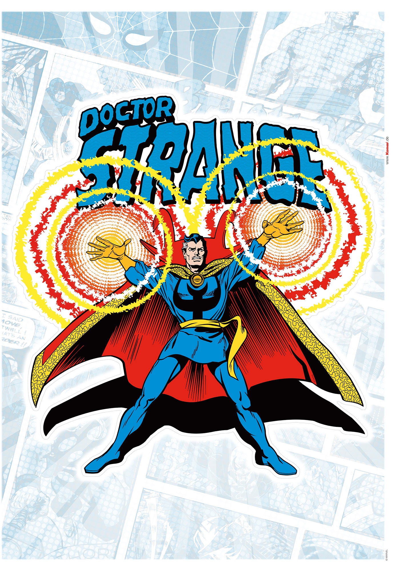 Komar Wandtattoo »Doctor Strange Comic Classic«, (1 St.), 50x70 cm (Breite  x Höhe), selbstklebendes Wandtattoo online bei OTTO