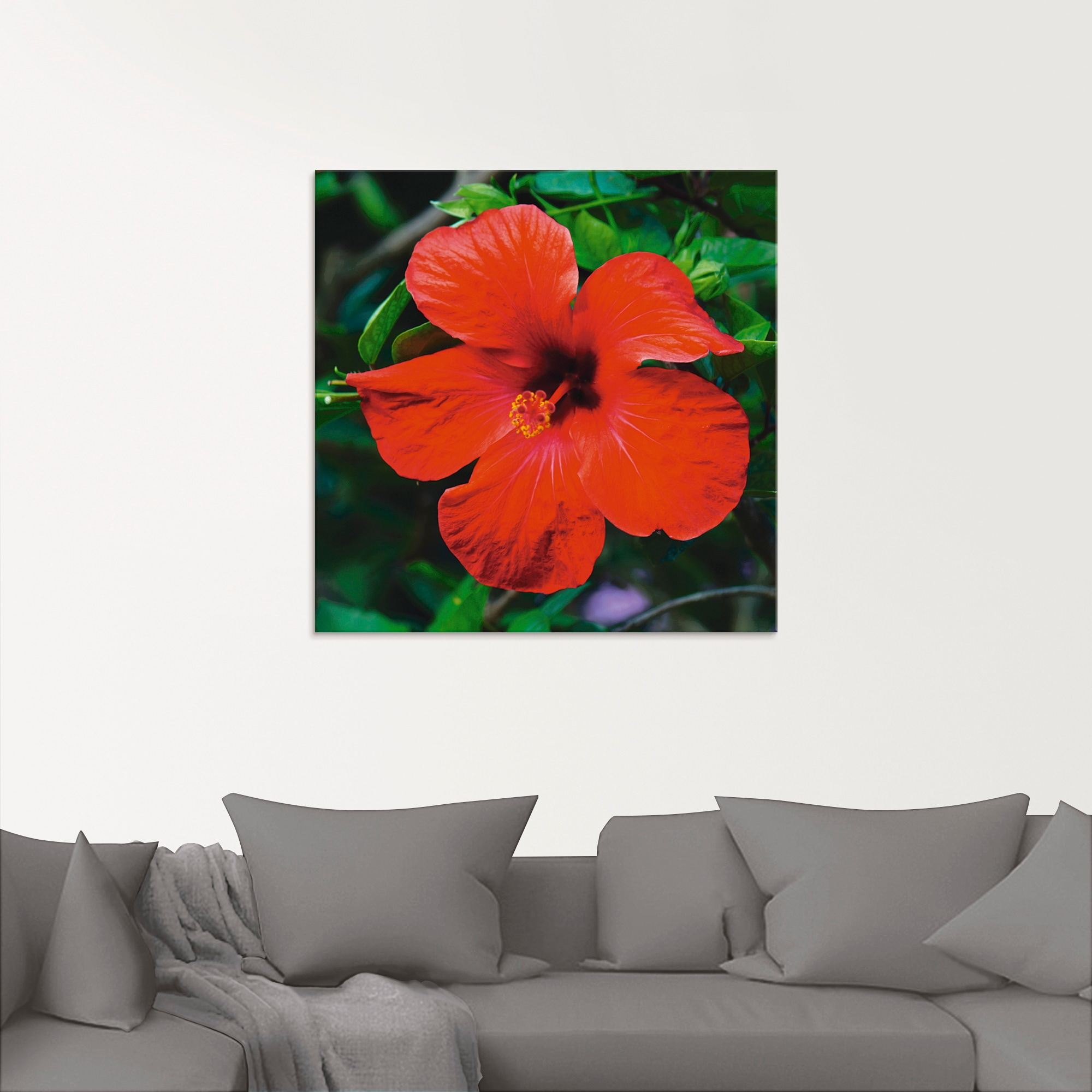 Artland Glasbild »Hawaiiblume« Blumen 1 Stk. tlg. in verschiedenen Größen