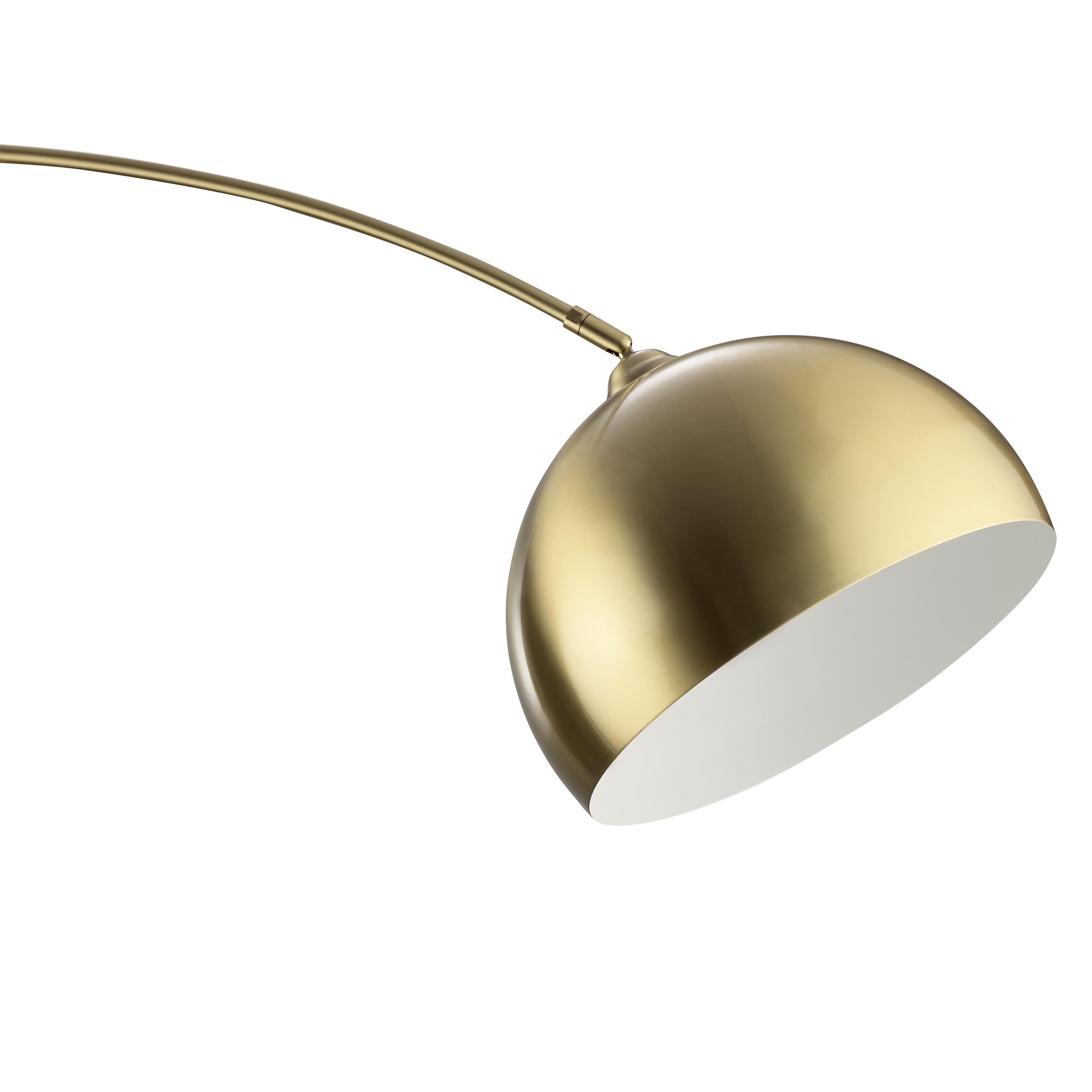 Brilliant Bogenlampe »Manor« E27 1 Stk. Bogen-Stehleuchte E27, 199 x 150 cm, messingfarben gebürstet