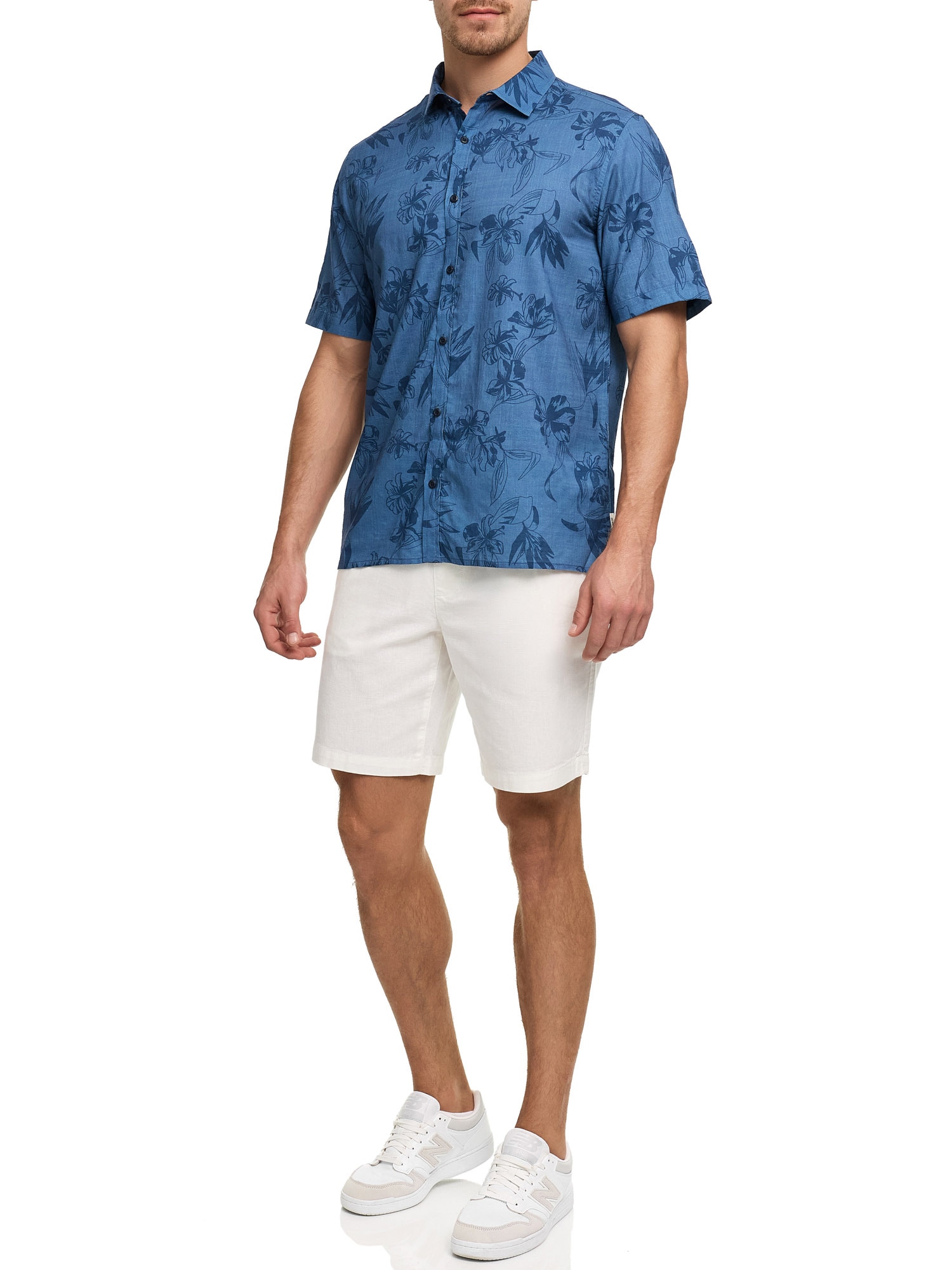 Indicode Kurzarmhemd »INBloomer«