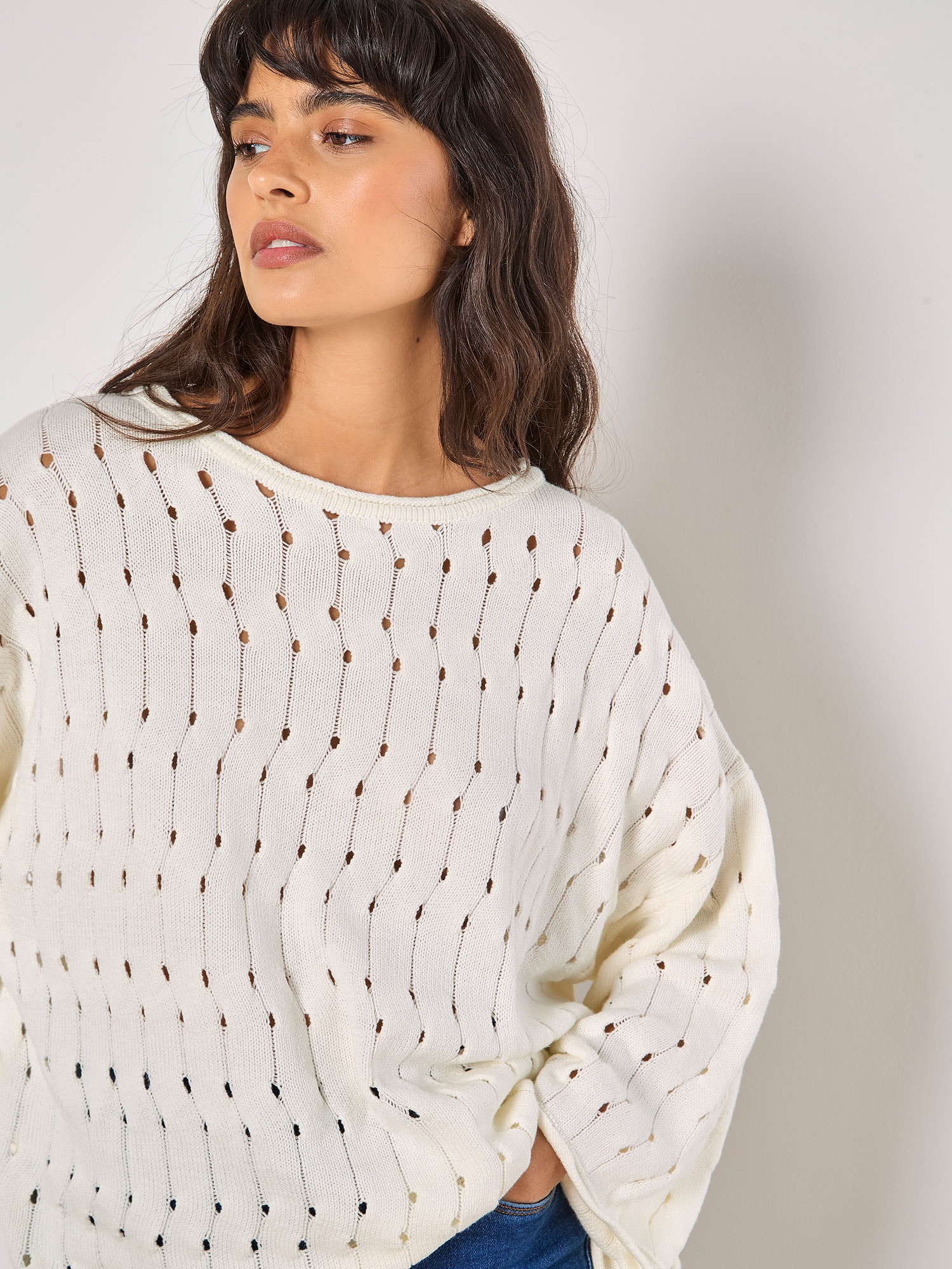 Apricot Strickpullover »Pullover« mit Glockenärmeln