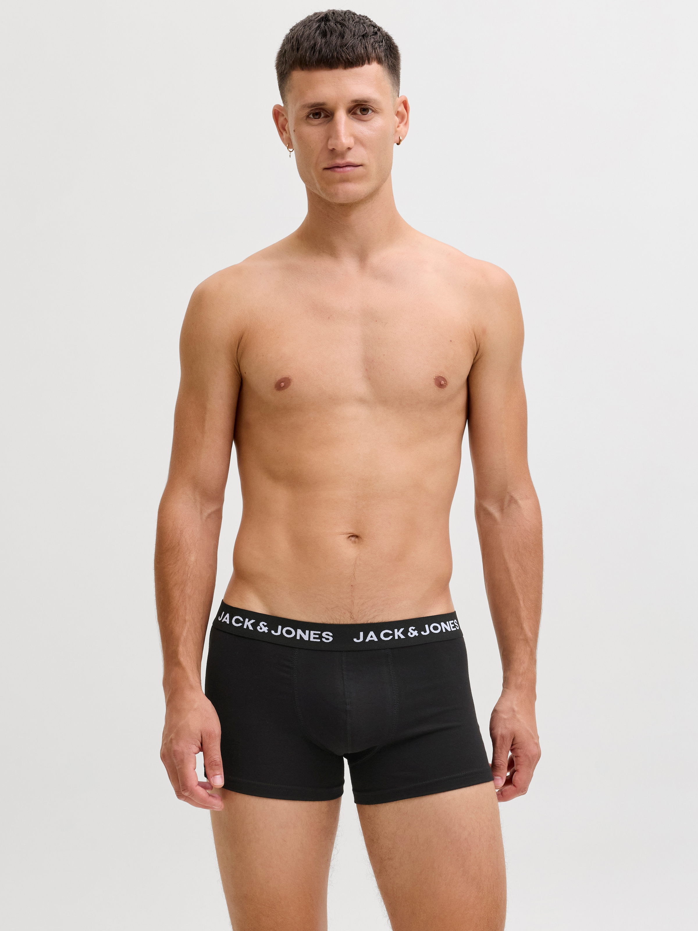 Jack & Jones Boxershorts »JACFLOWER Microfiber mit Logobund, Blumenprint und Stretchkomfort« Packung, 10er-Pack, 10 Stk. eng anliegend, Microfaser, schnelltrocknend