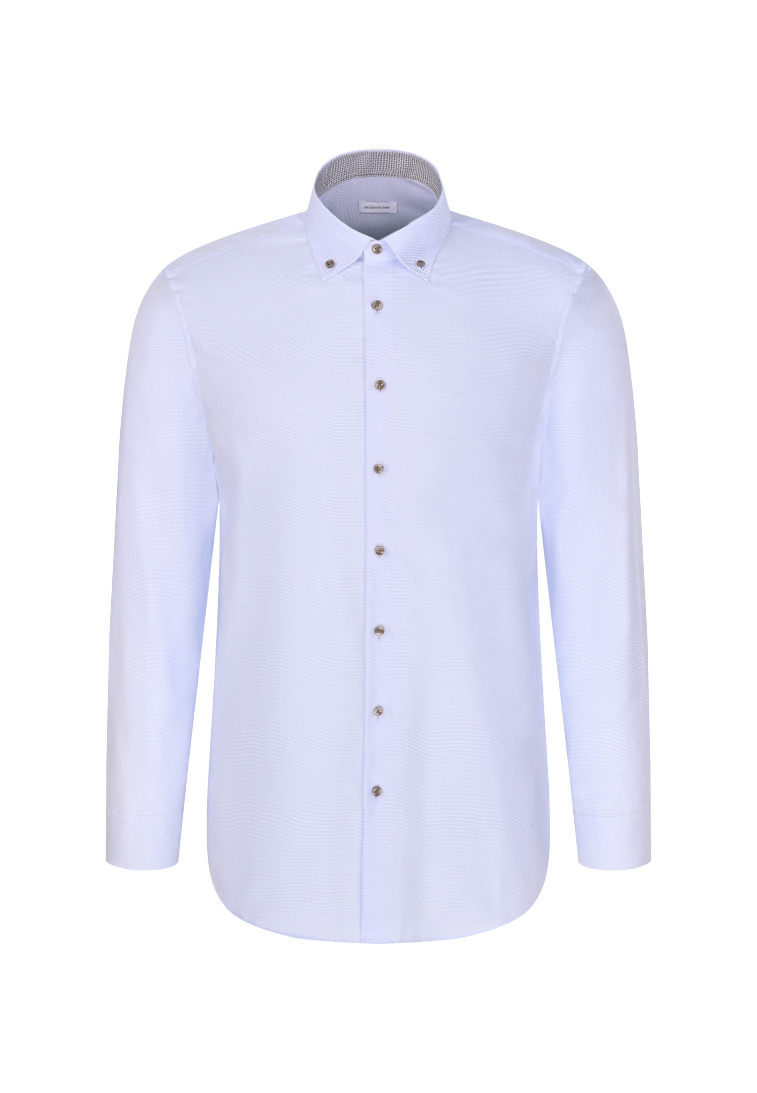 seidensticker Businesshemd »Schwarze Rose« Slim 1/1 Button-Down-Kragen Struktur