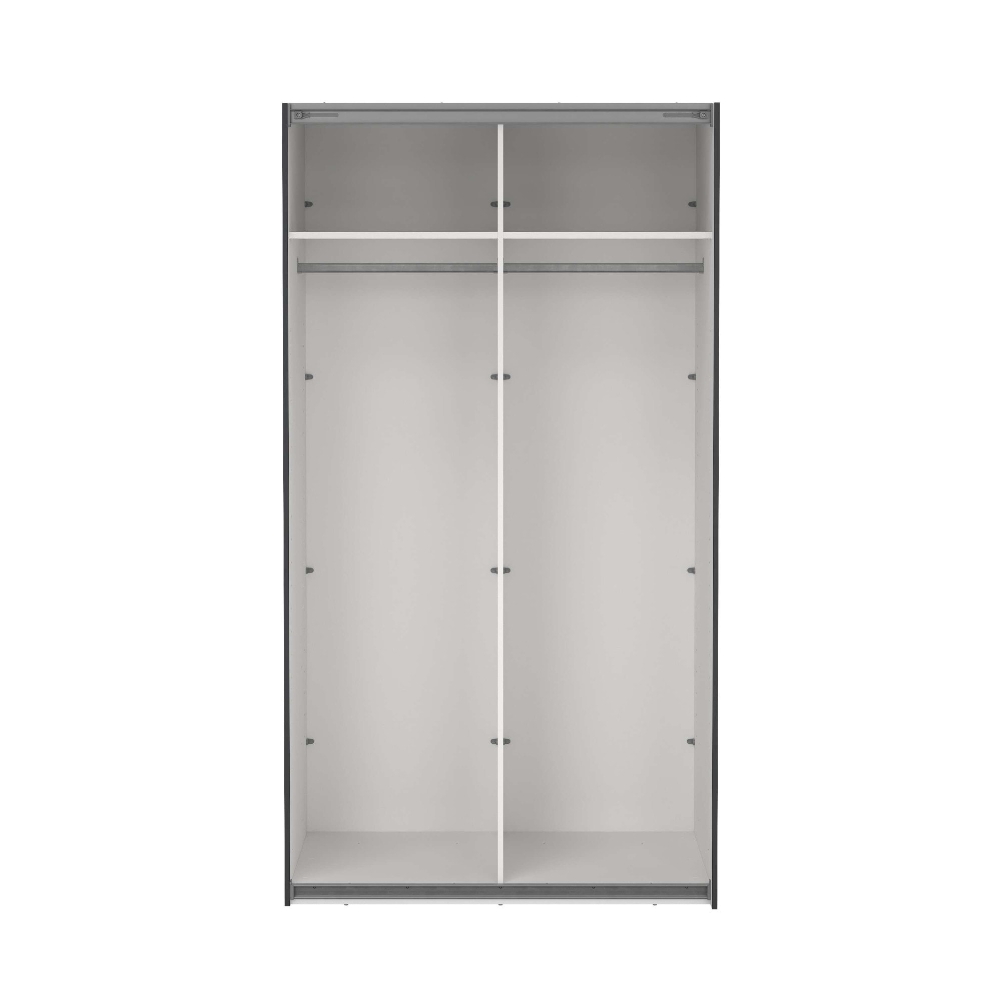 Home affaire Schwebetürenschrank »Como, Kleiderschrank, Schlafzimmerschrank« 1 Schwebetür, 1 Spiegelschiebetür, Kleiderstange, Einlegeboden