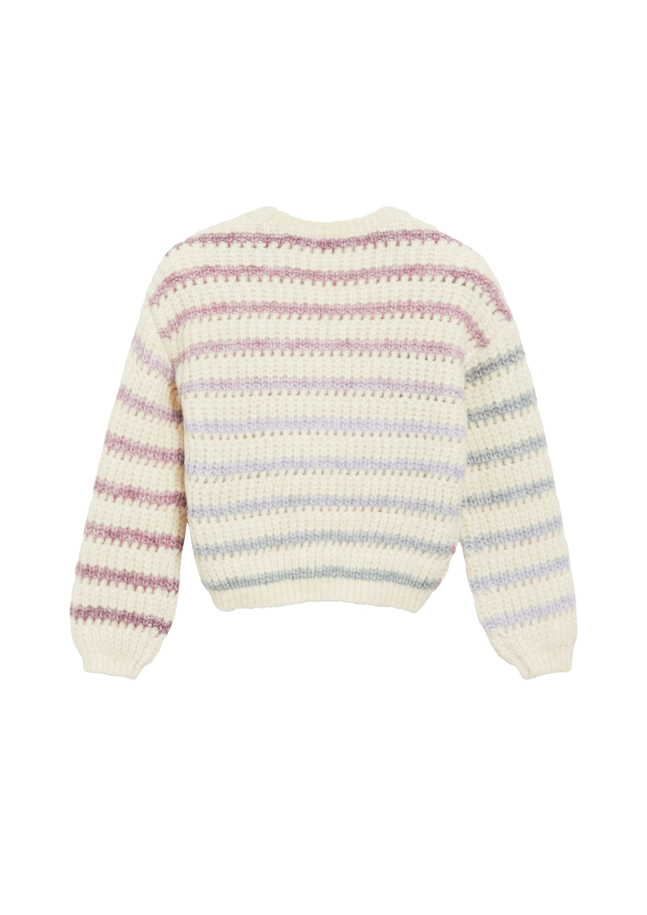s.Oliver Junior Strickpullover mit Grobstrick-Streifen / Für Girls