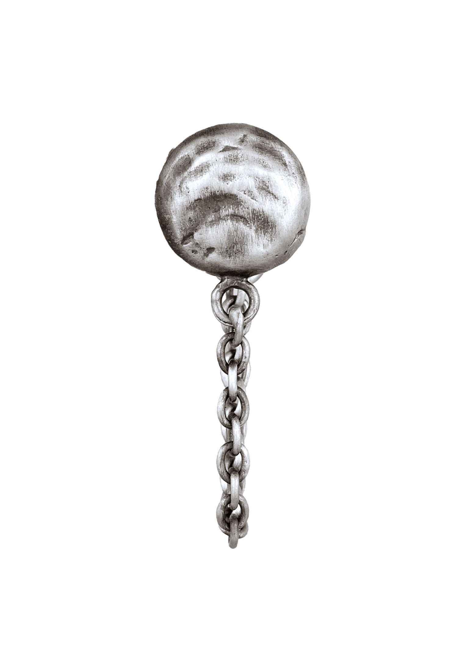 HAZE & GLORY Paar Ohrstecker »Ohrringe Einzel Ohrstecker Rund 925 Sterling Silber - Circle Chainy«