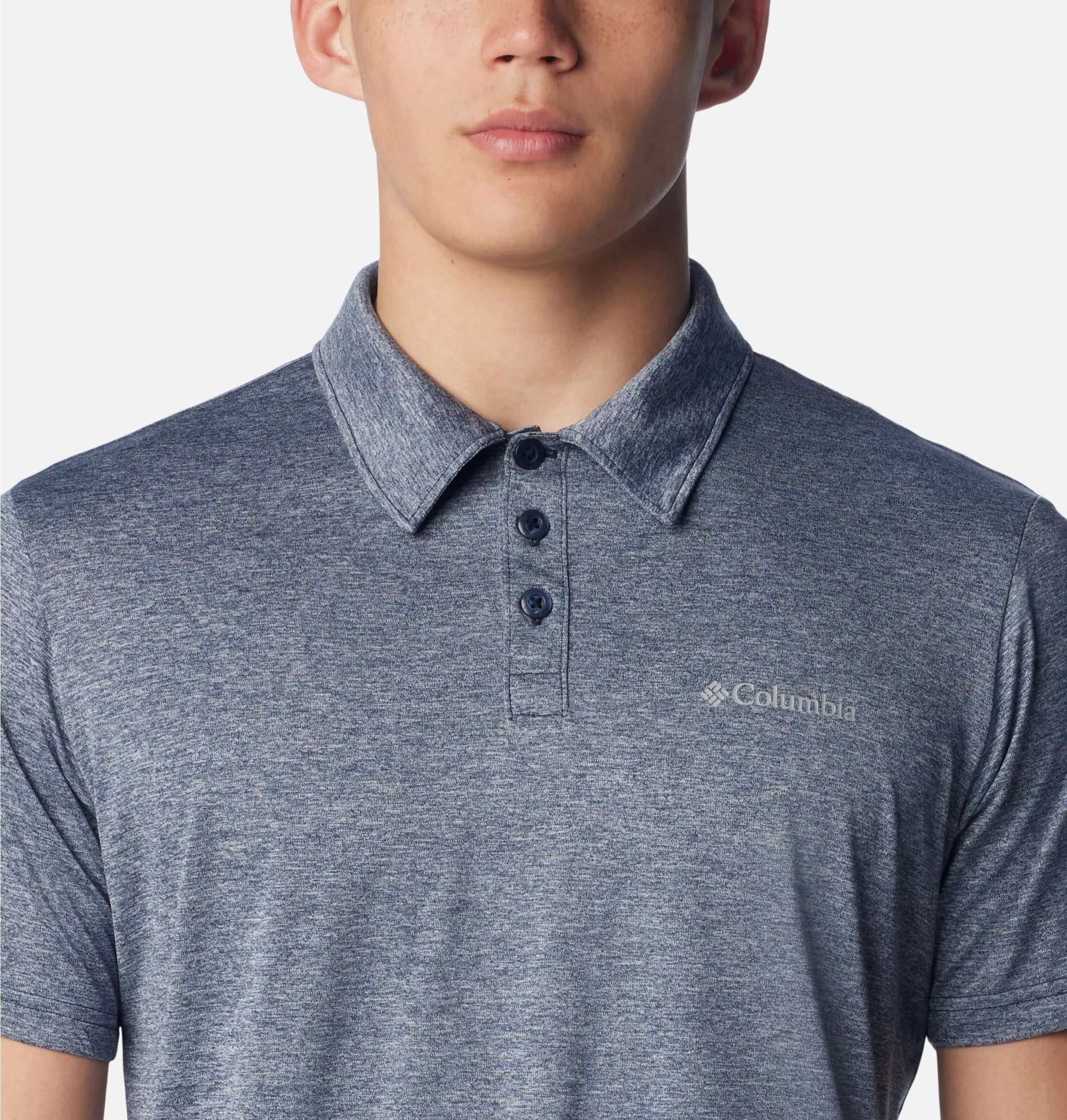 Columbia Poloshirt lockere Passform, Kurzarm, für Wanderungen und aktive Freizeit