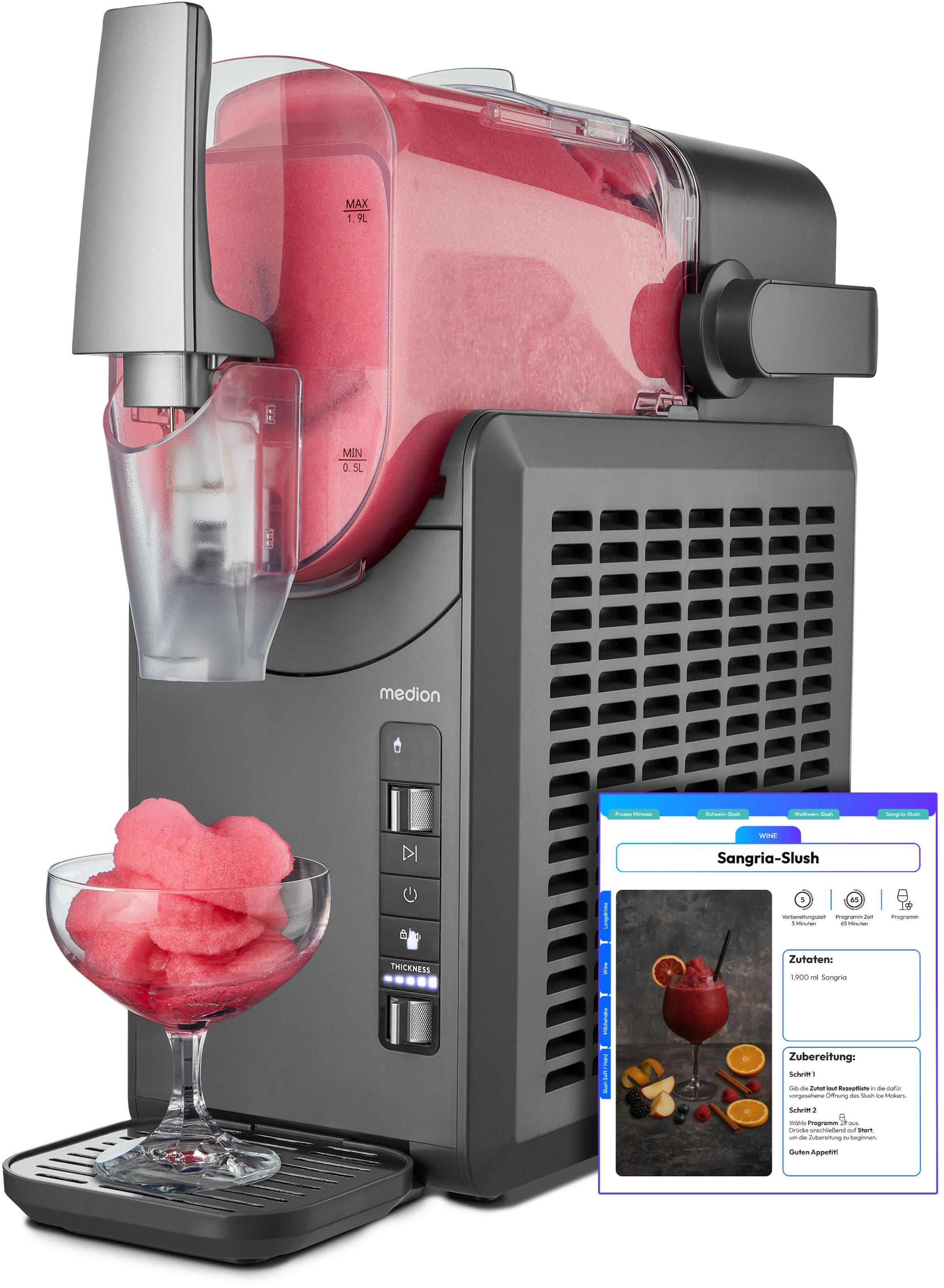 Medion® Slush-Eismaschine »MD12090«, 2,6 l, 200 W