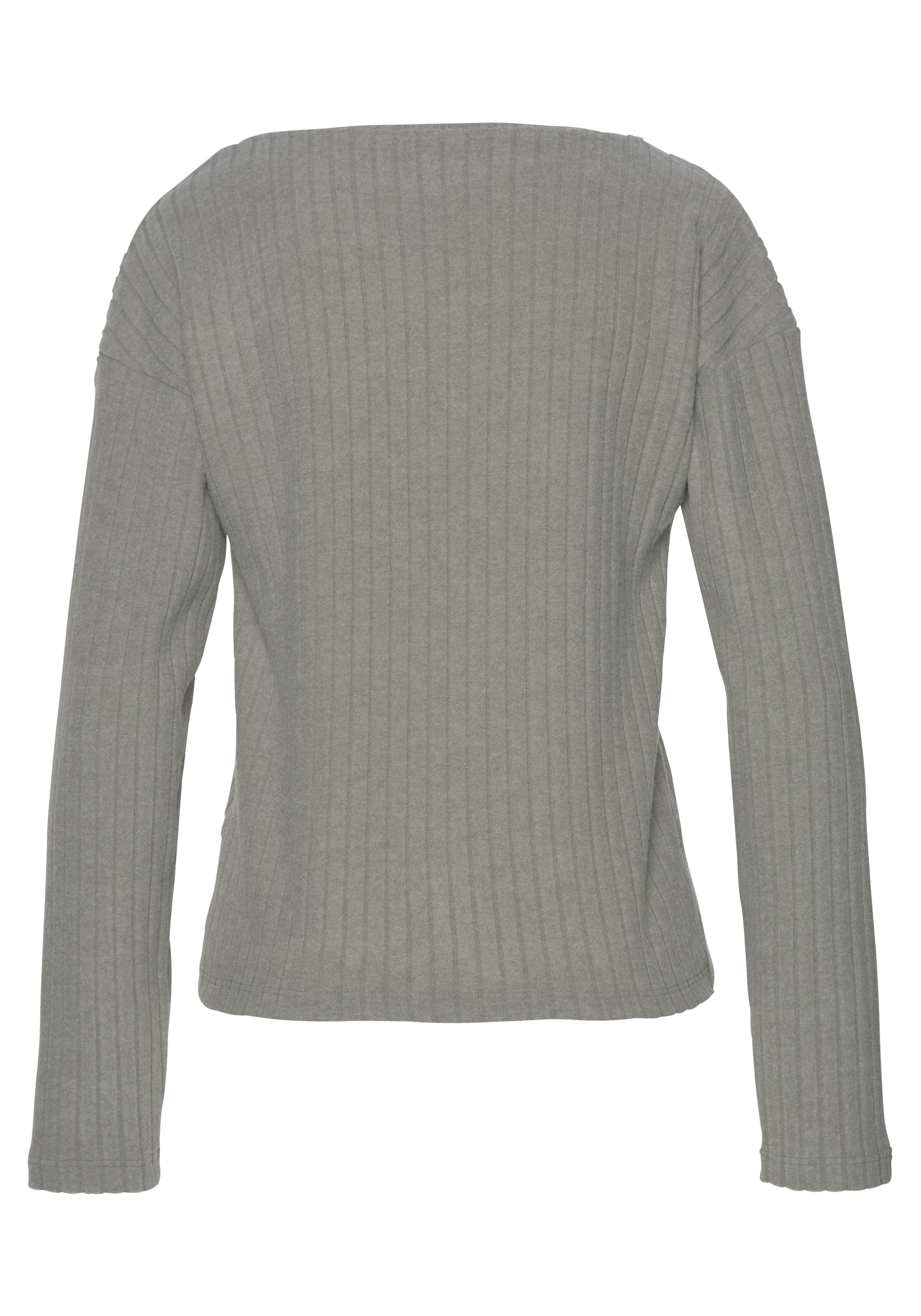 s.Oliver Longsleeve, aus nachhaltigem Rippstrick