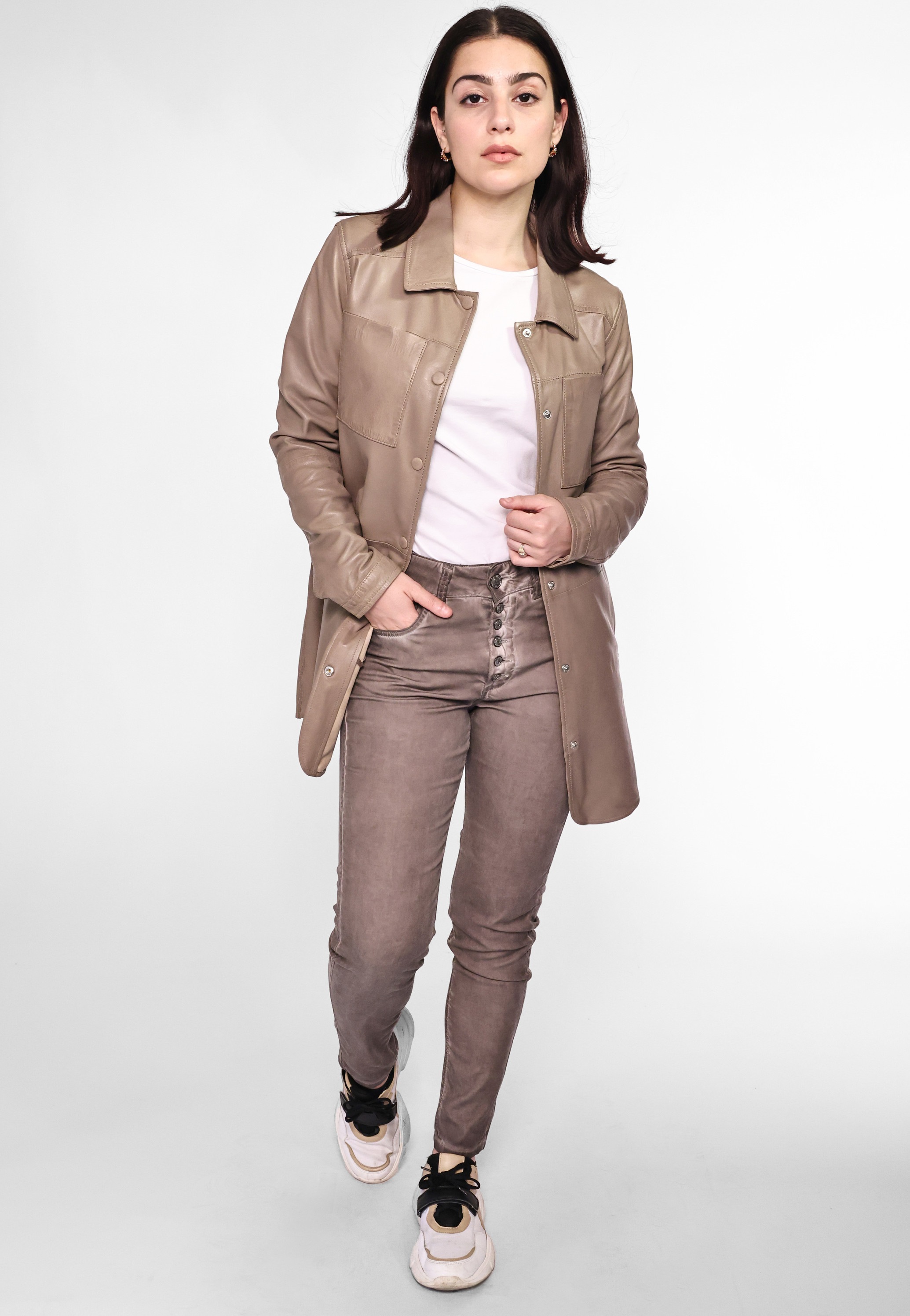 Maze Lederjacke »Lederhemd 42020135«