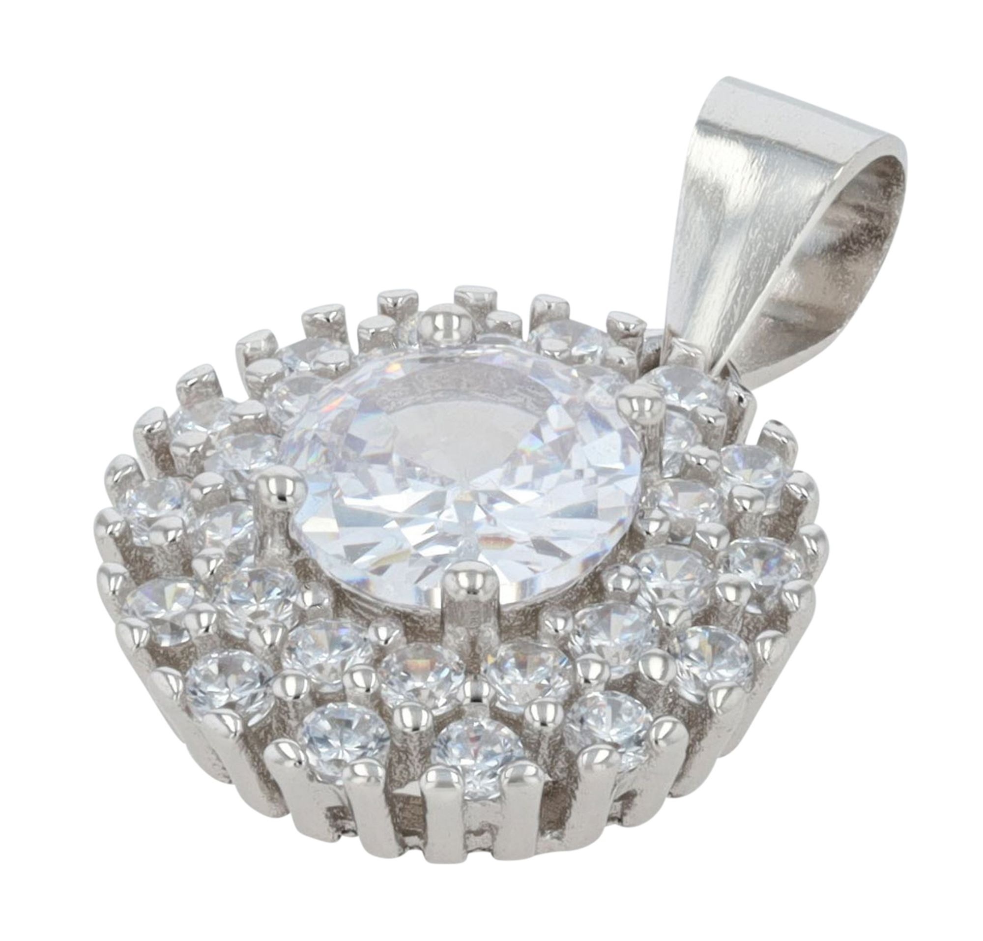 Adelia´s Kettenanhänger »Damen Anhänger aus 925 Silber mit Kristall«