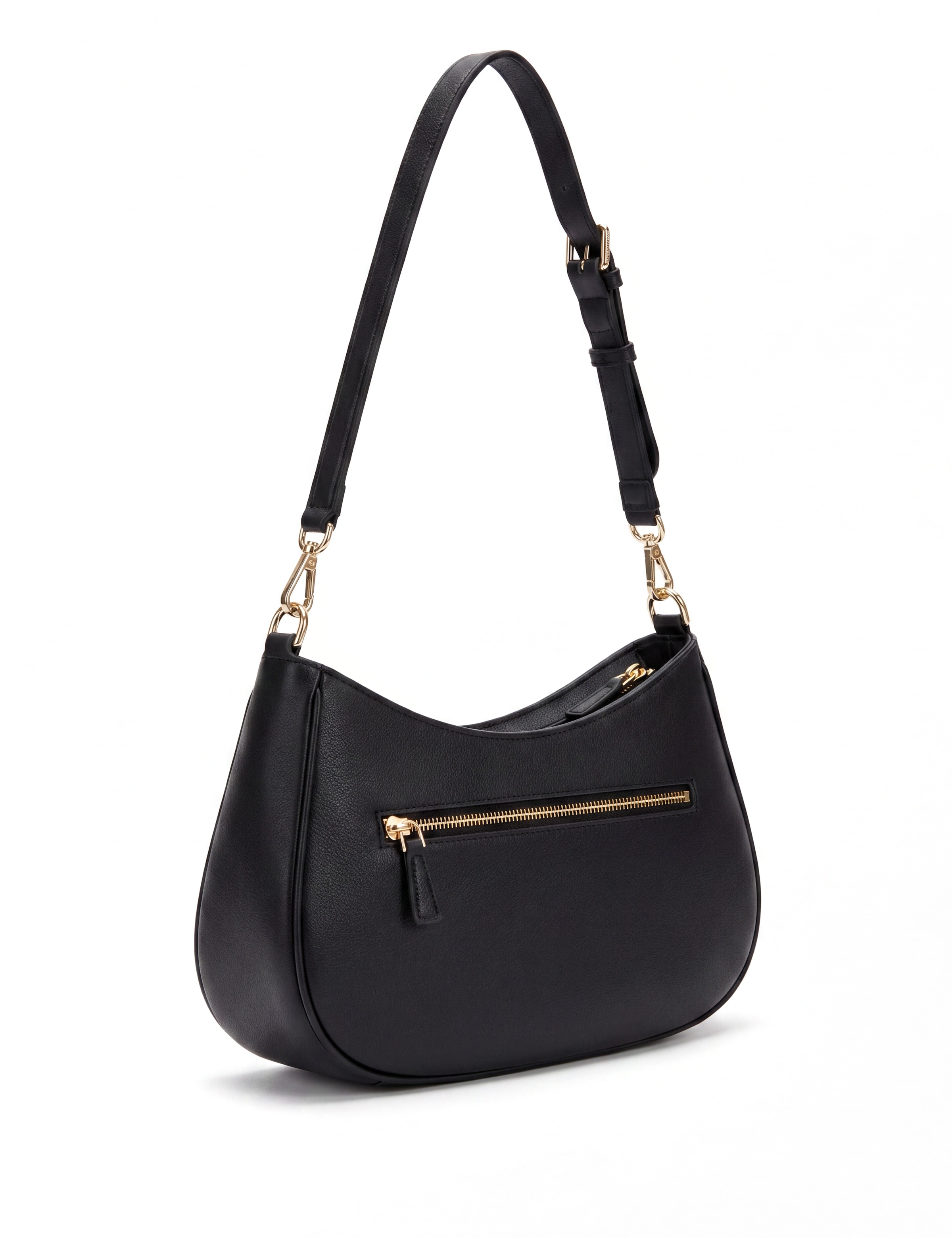 Guess Schultertasche »NOELLE II TOP ZIP SHOULDER BAG« Damen Henkeltasche, Handtasche in klassischer Optik, mit Anhänger