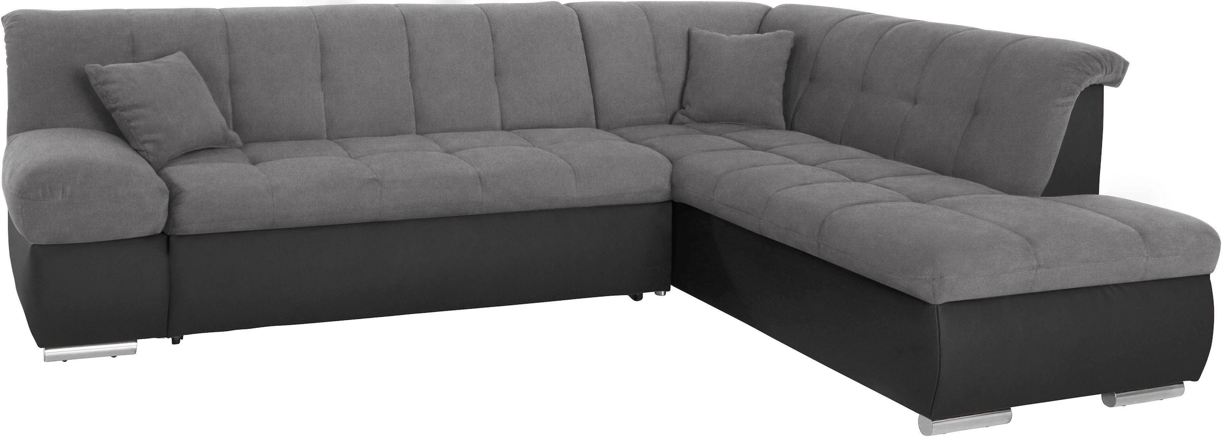 DOMO collection Ecksofa »MONA 271x213 cm, modern und komfortabel« whlw. mit Bett- und Armlehnfunktion, L-Form