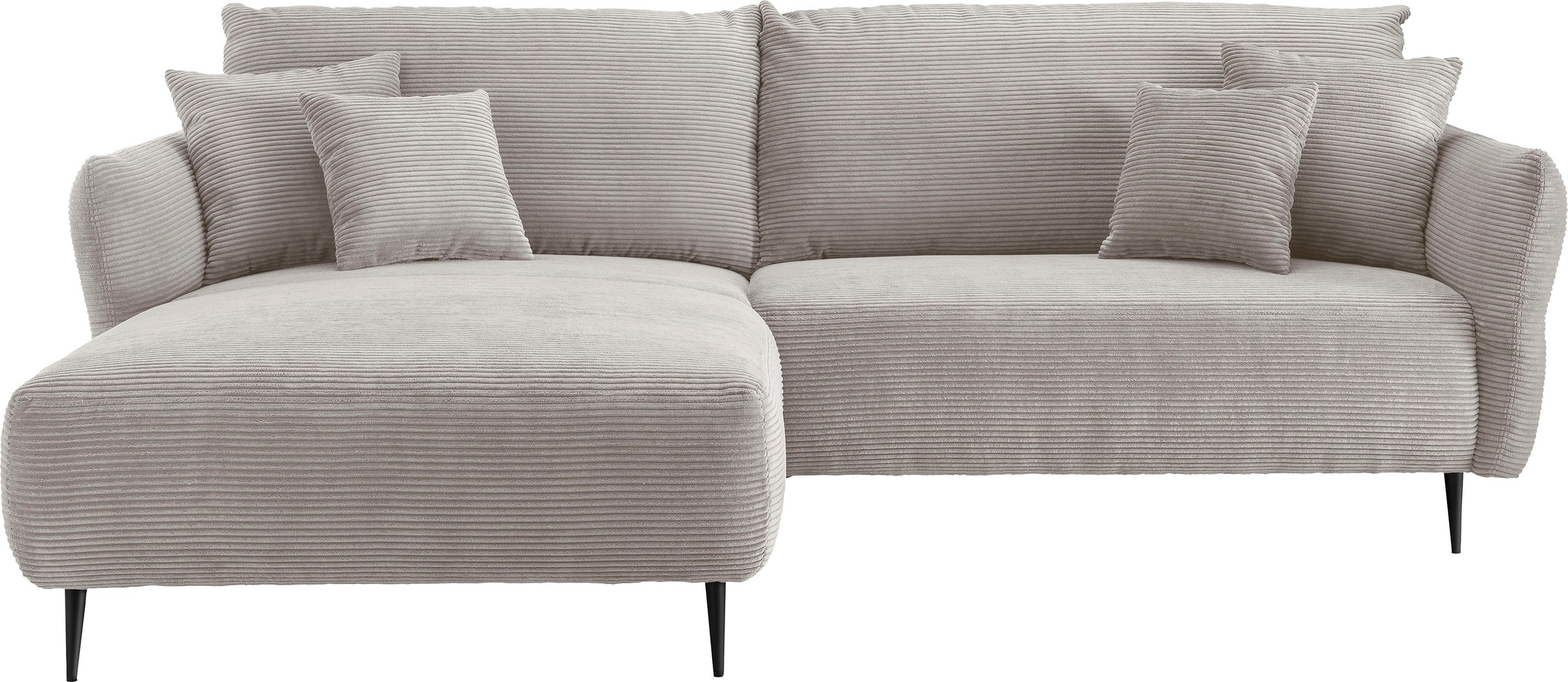 INOSIGN Ecksofa »Amarena L-Form«, inklusive Armlehnenverstellfunktion, 4x Zierkissen gratis