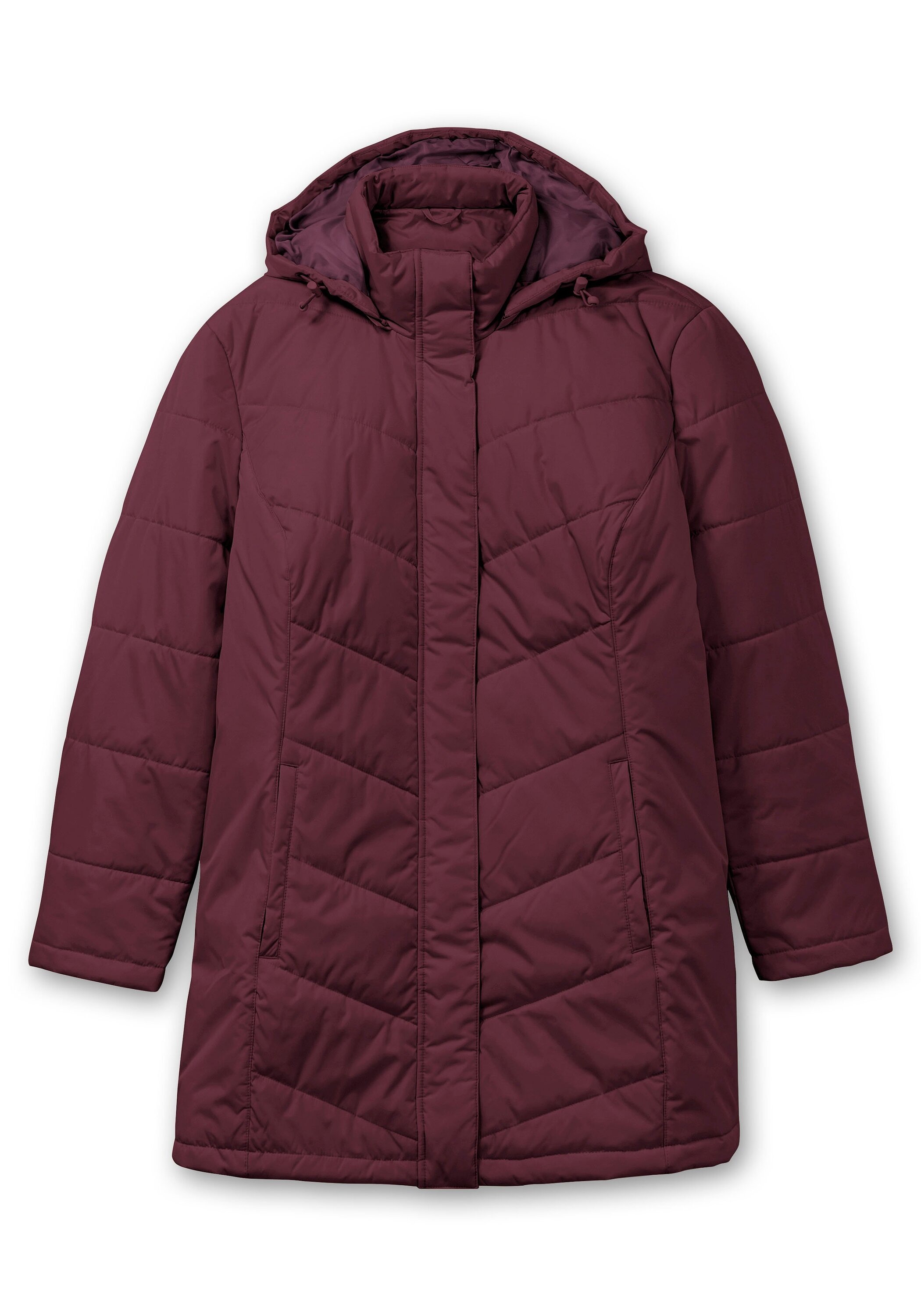 Sheego Steppjacke »Steppjacke mit abnehmbarer Kapuze und wärmender Wattierung«