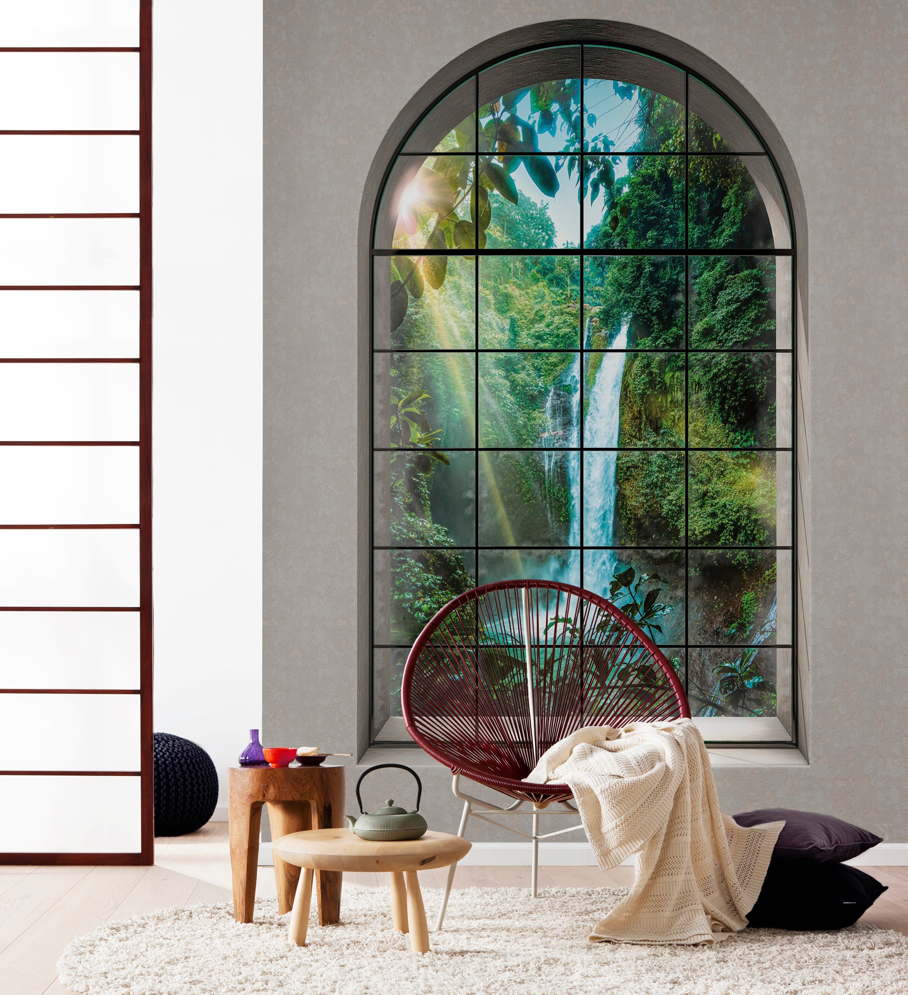 Komar Vliestapete »Digitaldruck Vlies -  Rainforest - Größe 200 x 250 cm« bedruckt glatt Wohnzimmer, Schlafzimmer