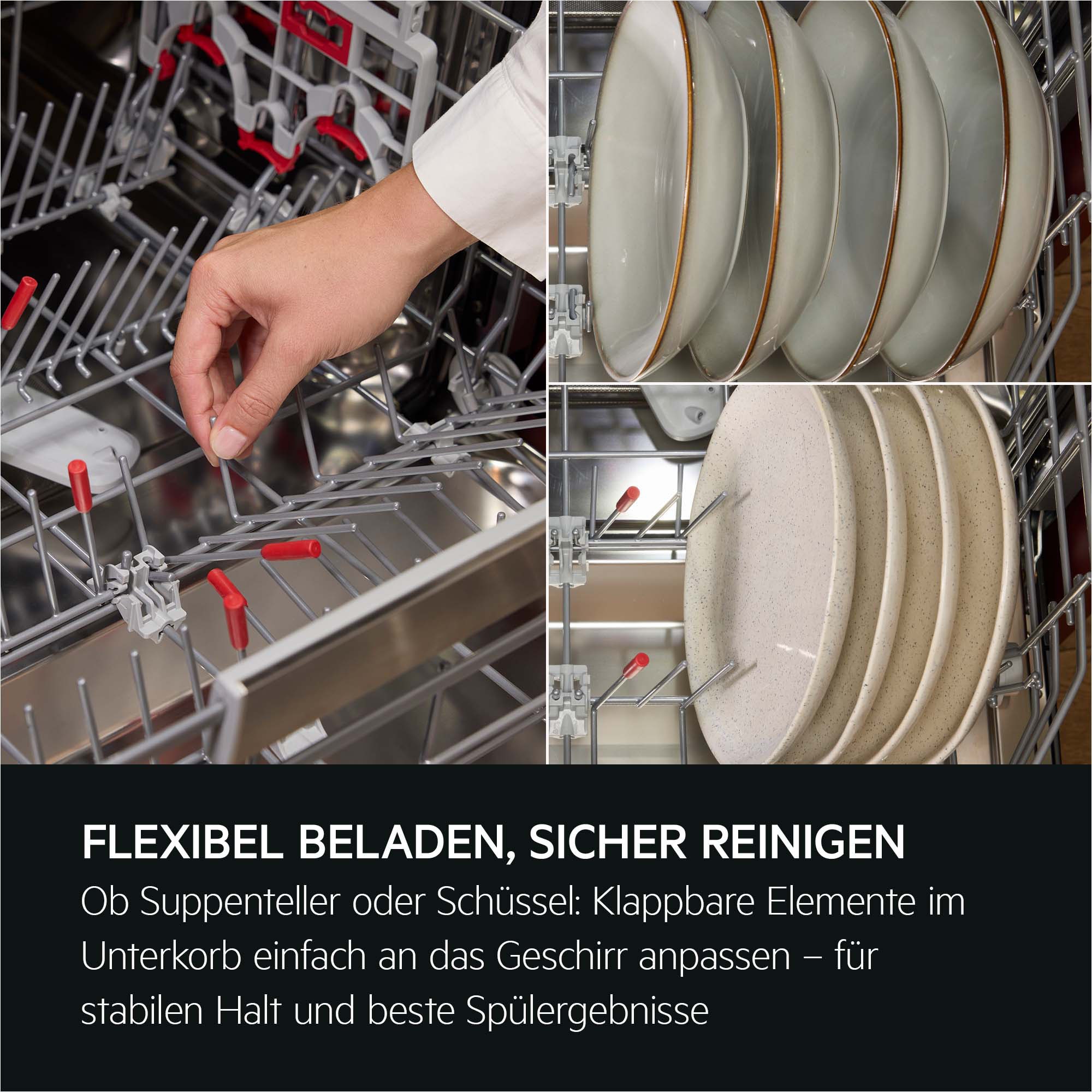 AEG vollintegrierbarer Geschirrspüler 9000 XXL »GI9700X4PC« Leise Spülmaschine 36dB ComfortLift: Be- & Entladen ohne Bücken