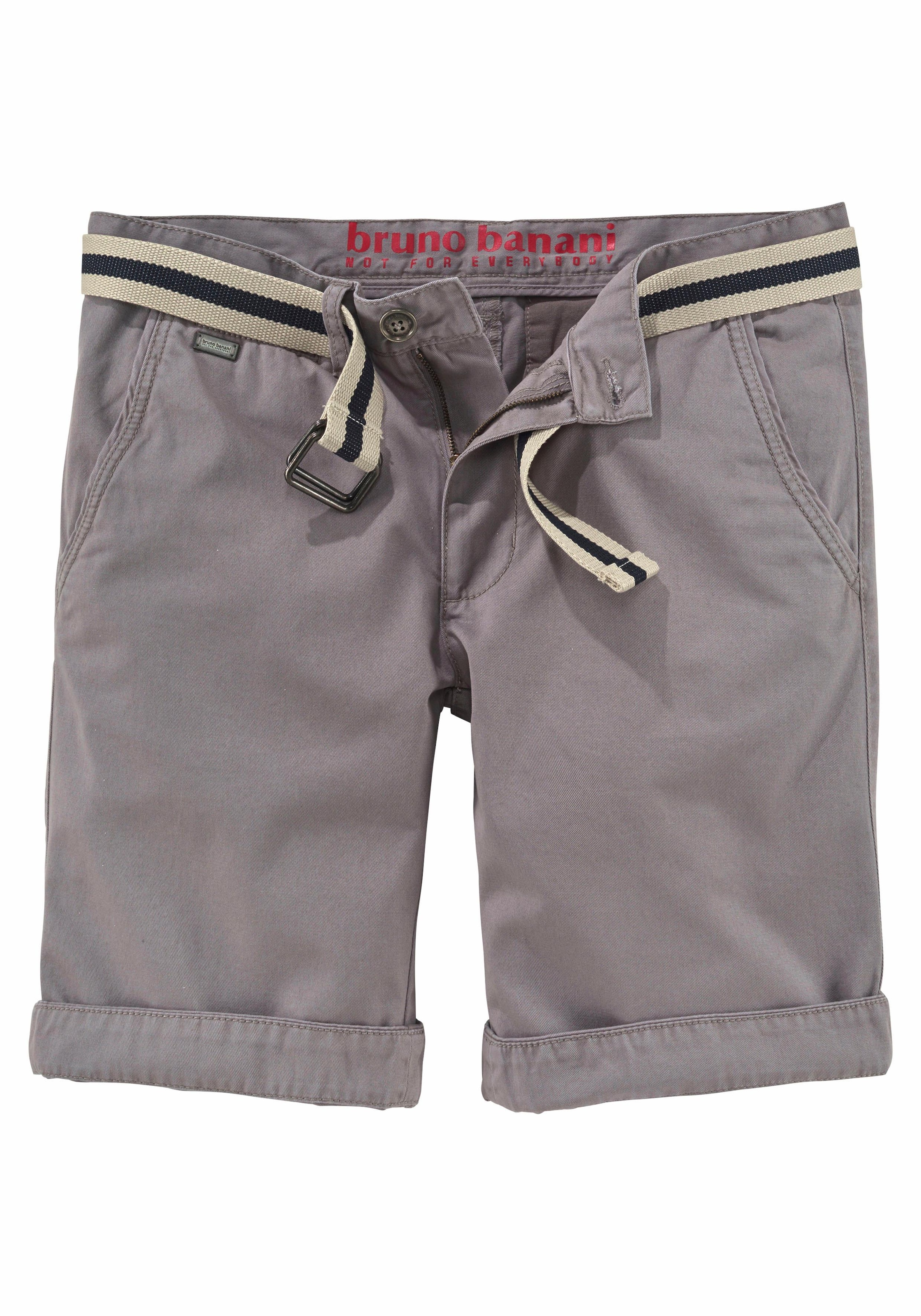 Bruno Banani Chinoshorts, inklusive Gürtel