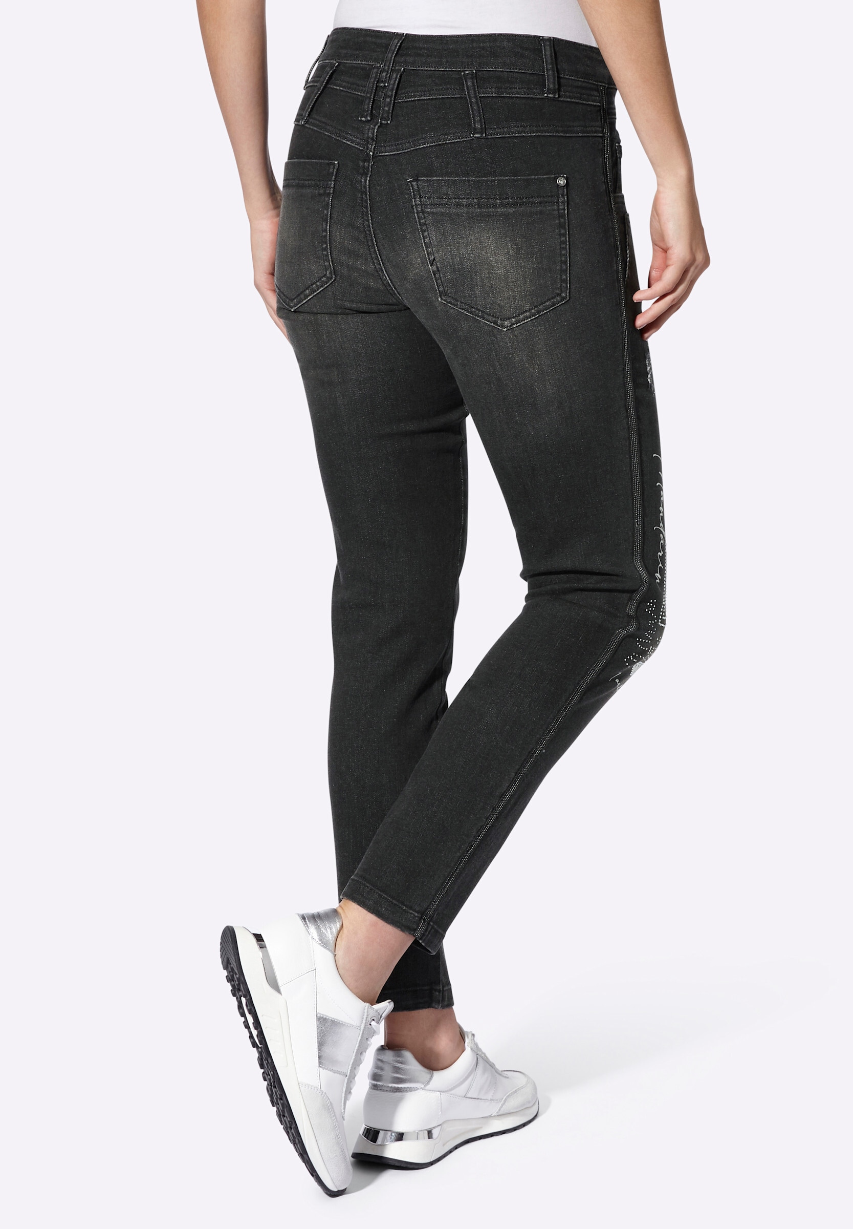 heine 5-Pocket-Jeans »Jeans Jeans mit Pailletten«