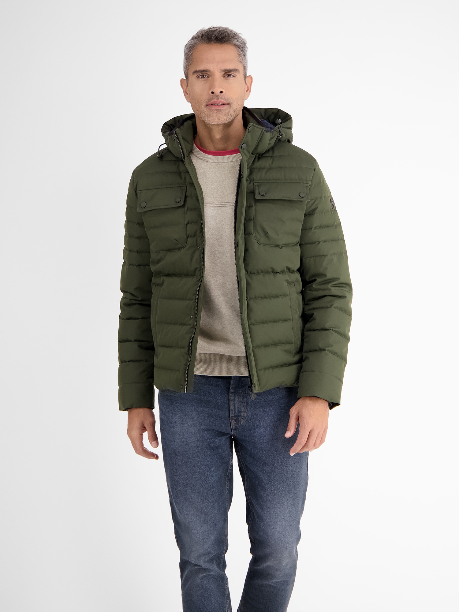 LERROS Steppjacke »LERROS«, mit Kapuze, Wasserabweisend, atmungsaktiv