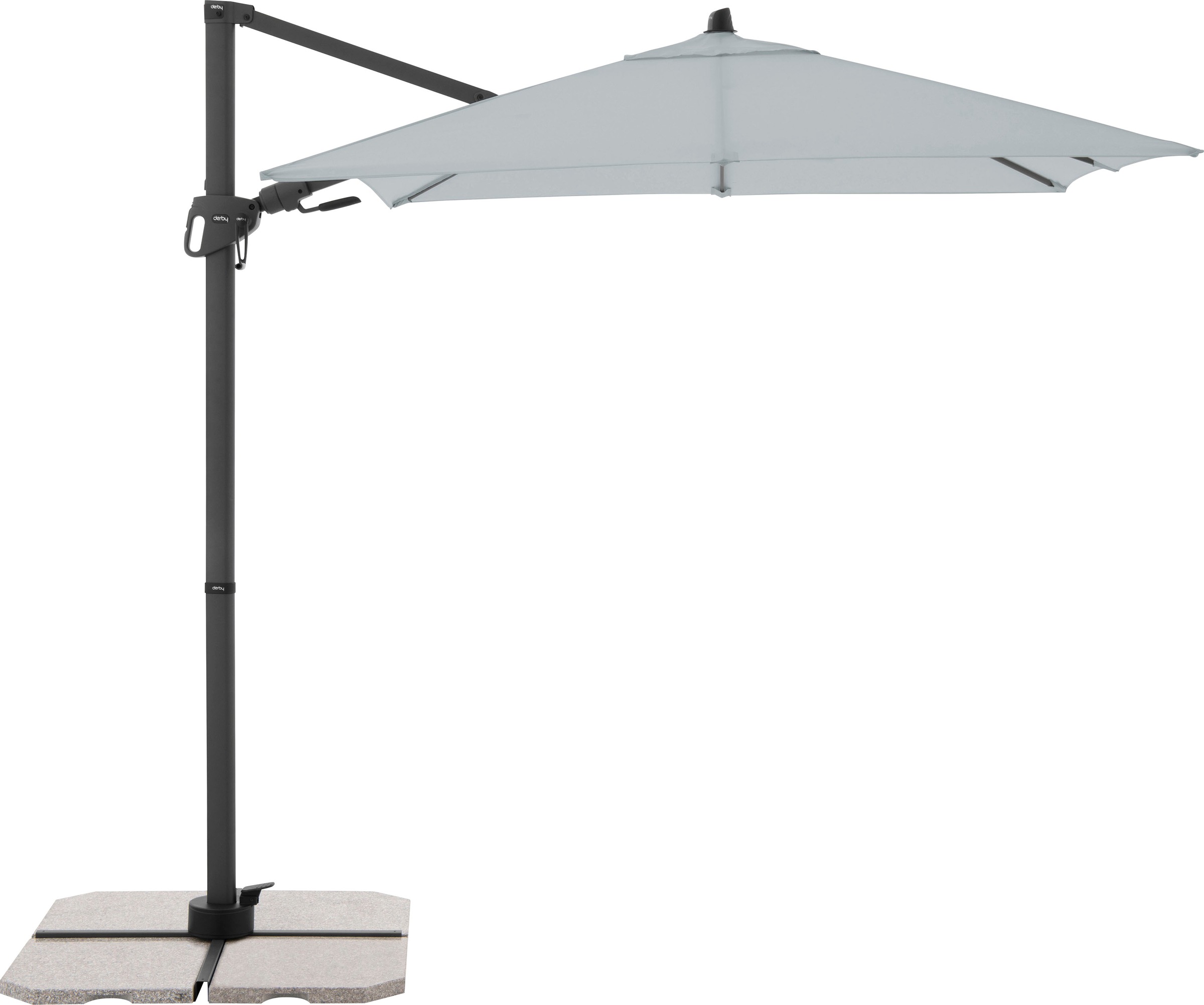 doppler® Sonnenschirm »Derby«, (Derby), Rahmenständer
