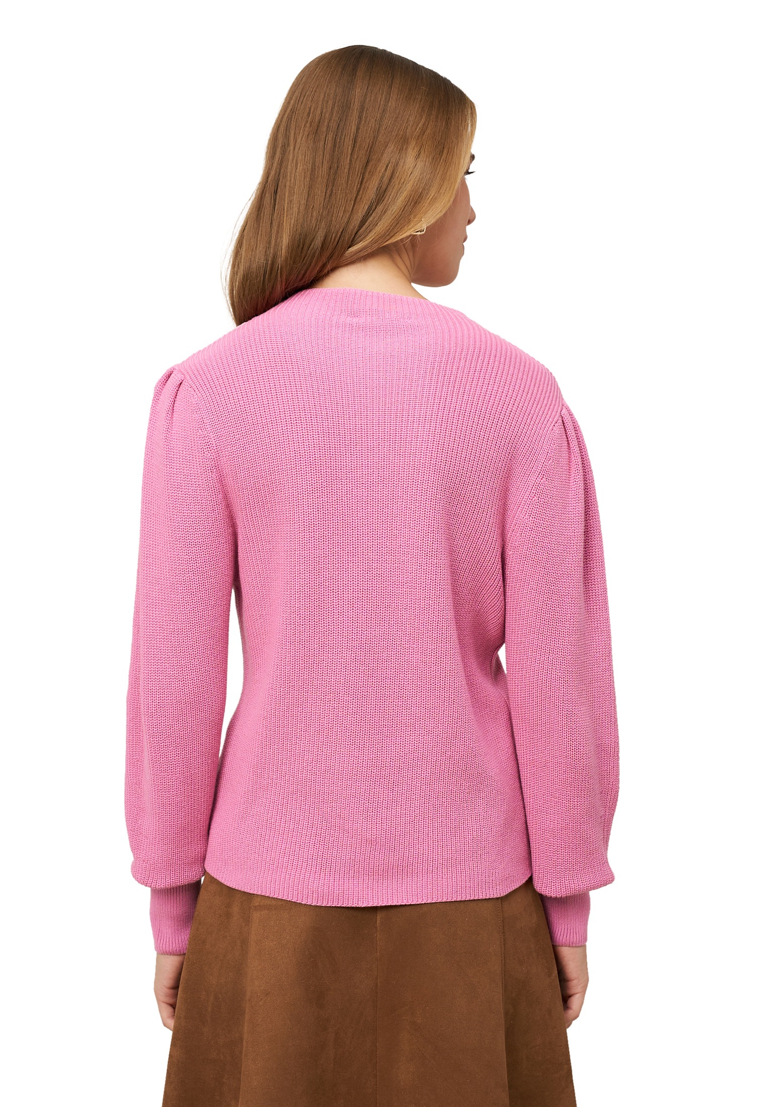 Zero Strickpullover »Strickpullover mit Ballonärmeln«