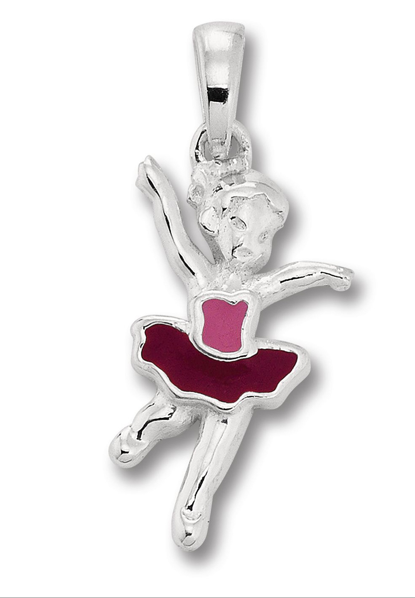 ONE ELEMENT Kette und Anhänger Set »Schmuckset - Set mit Halskette Ballarina Anhänger aus 925 Silber«
