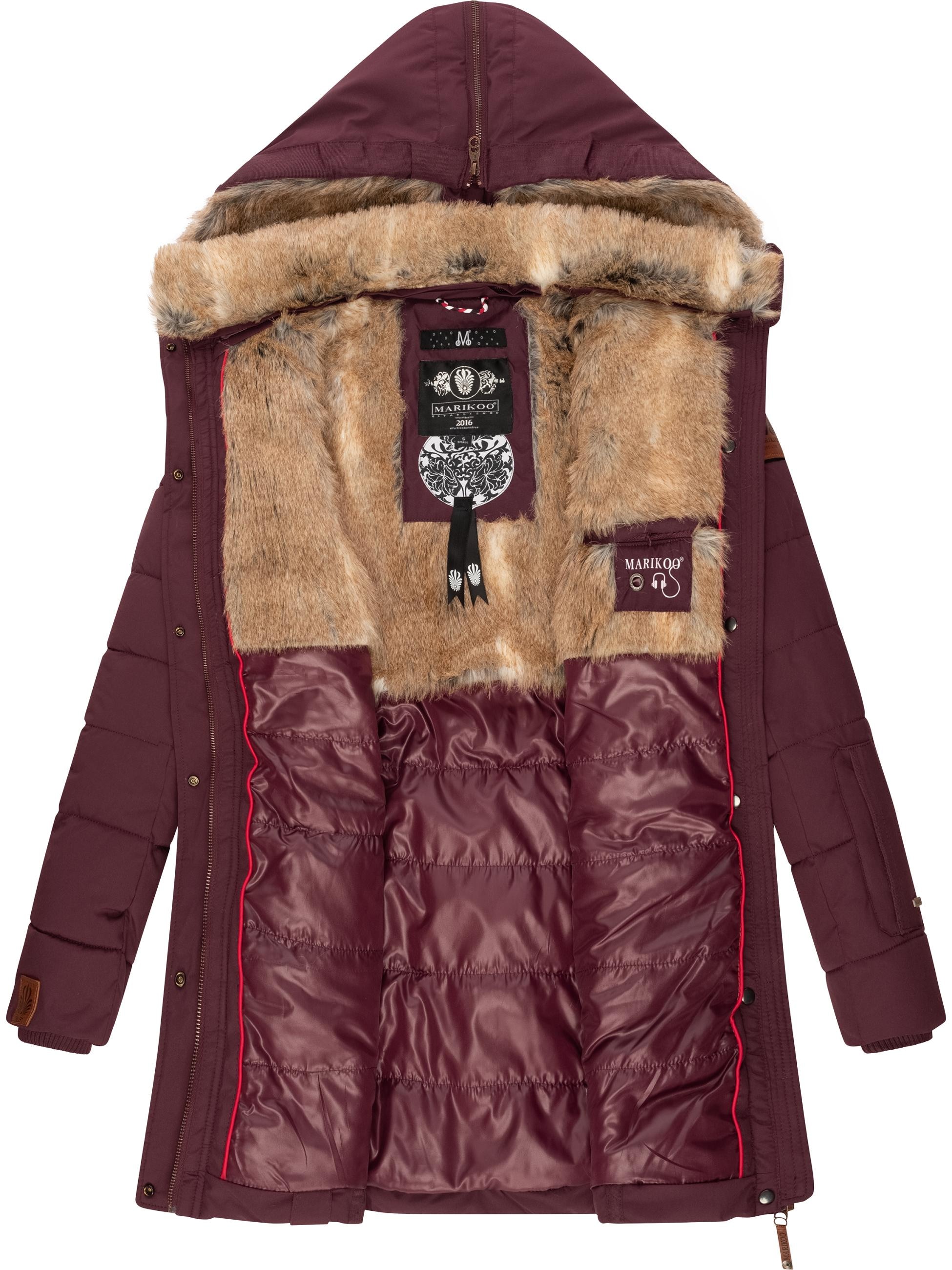 Marikoo Wintermantel »Wintermantel Lieblings Jacke«