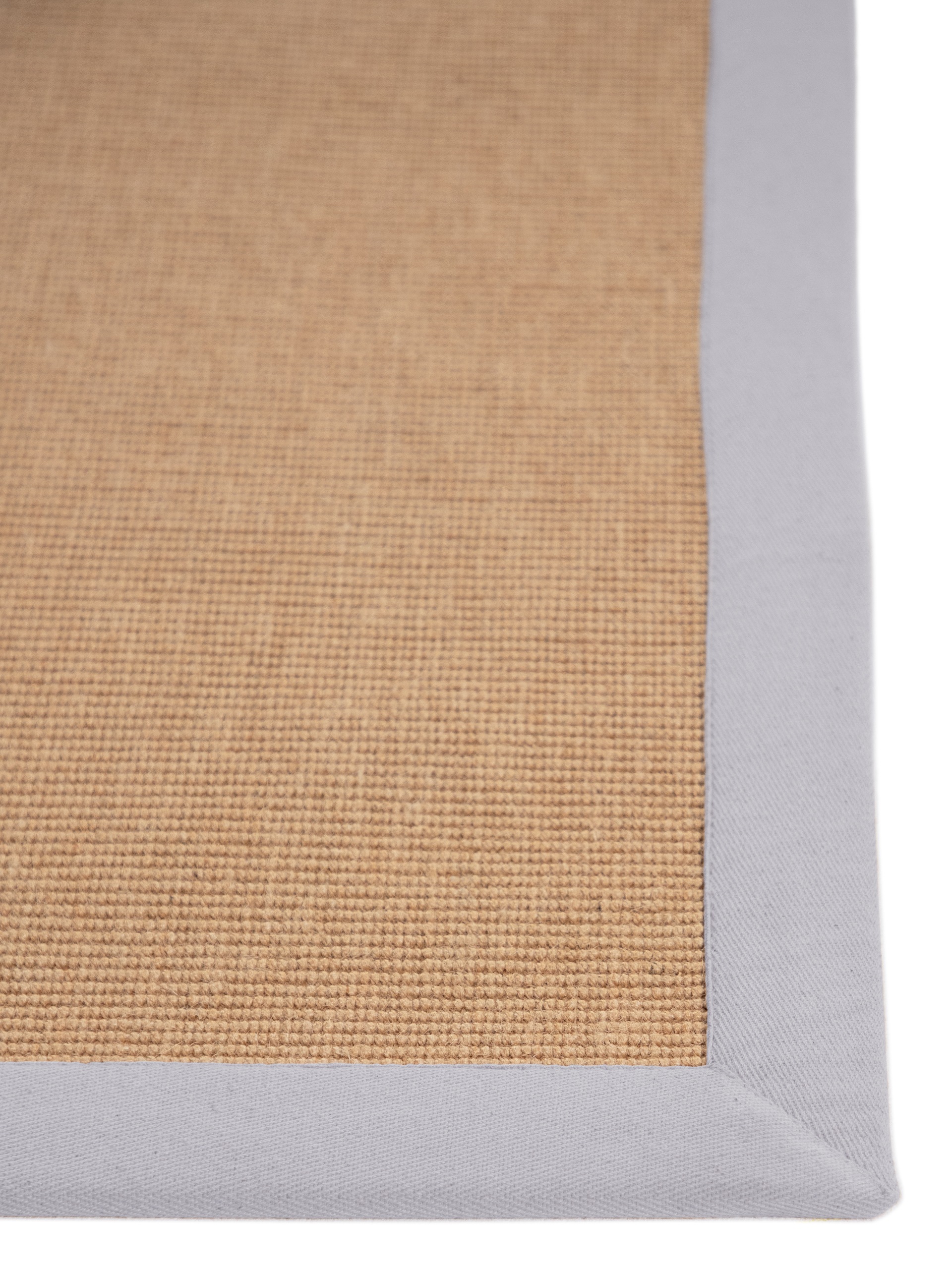 carpetfine Sisalteppich »Sisal«, rechteckig, 5 mm Höhe, mit farbiger Bordüre, Anti Rutsch Rückseite