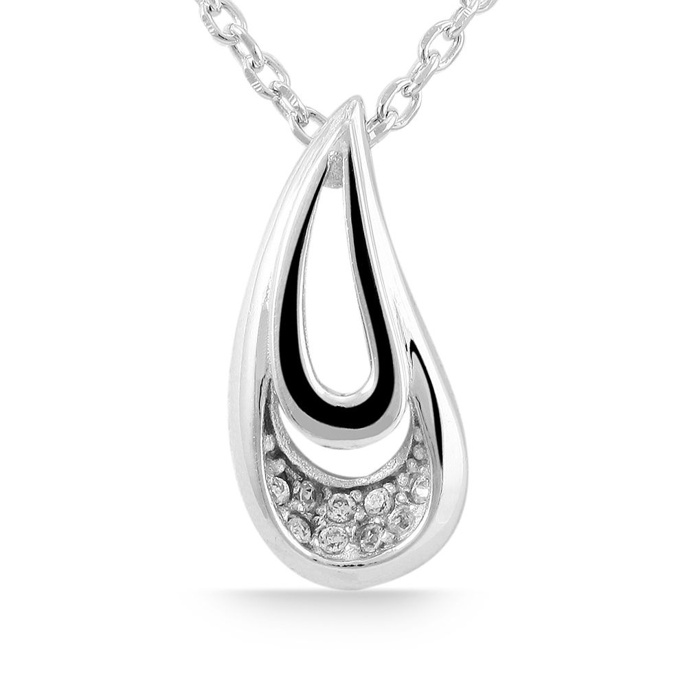 Adelia´s Kettenanhänger »Damen Anhänger aus 925 Silber mit Zirkonia«