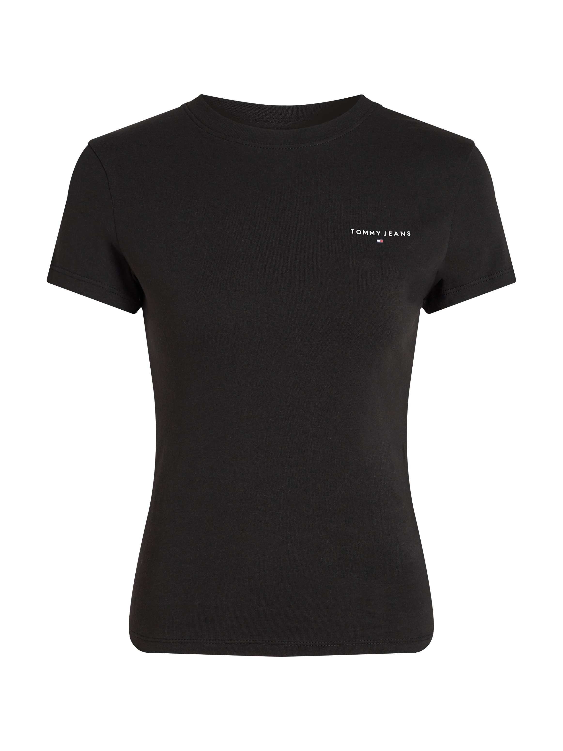 Tommy Jeans T-Shirt »Tjw 2Pack Slim Linear Tee«, (Packung, 2er-Pack), mit Logoschriftzug, in Unifarbe