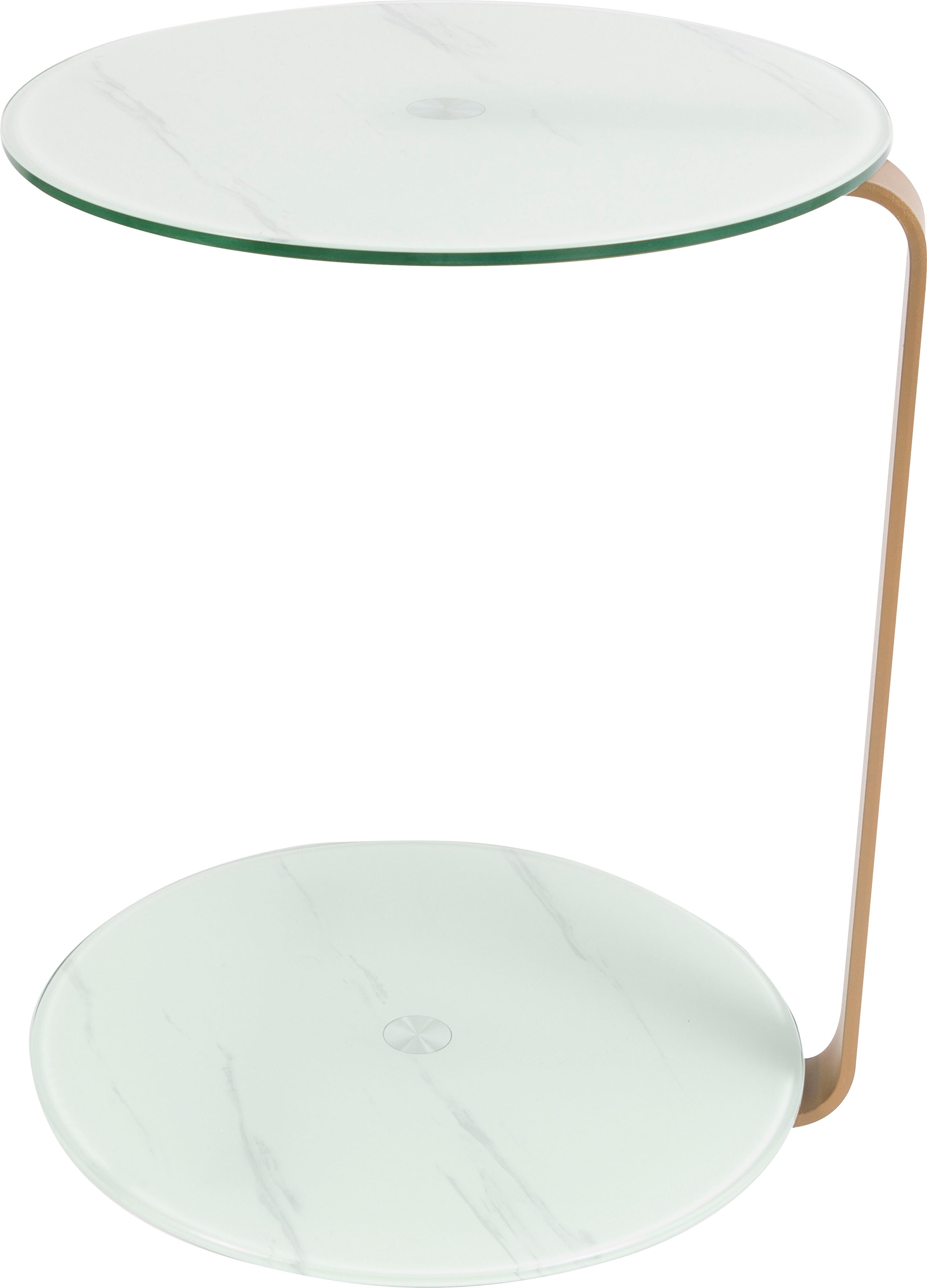 Kayoom Beistelltisch »Quentin 525, Sofa-Beistelltisch,mit Metallgestell«, (1 St.), Gestellfuß auch als Ablage, elegante Form und Farbvarianten