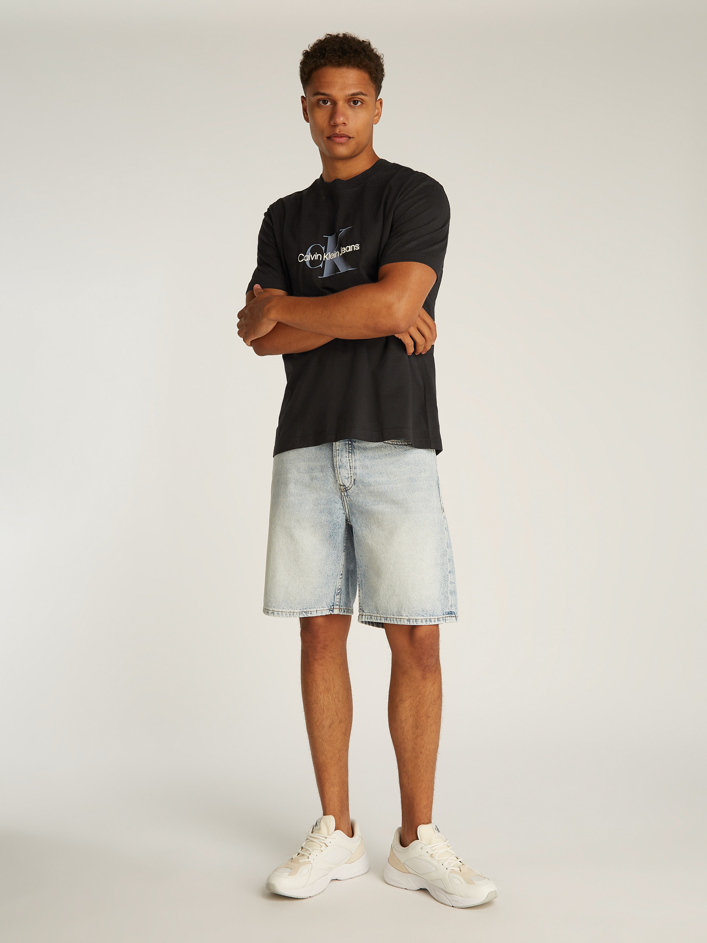 Calvin Klein Jeans T-Shirt »MONOLOGO SHIFT TEE«, mit großem Logodruck